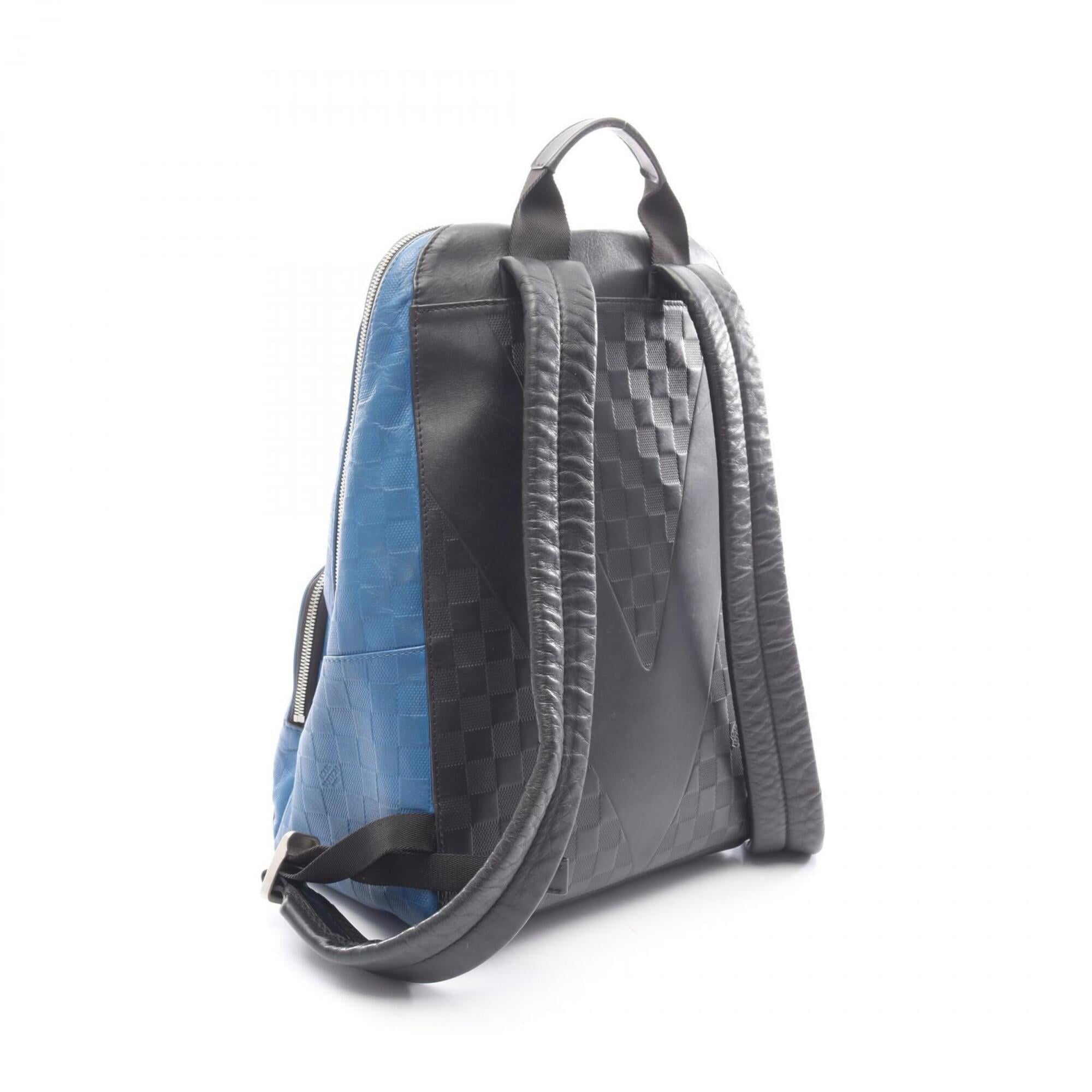 Louis Vuitton Black Blue Infini Damier Infini Backpack (Pre-Owned)