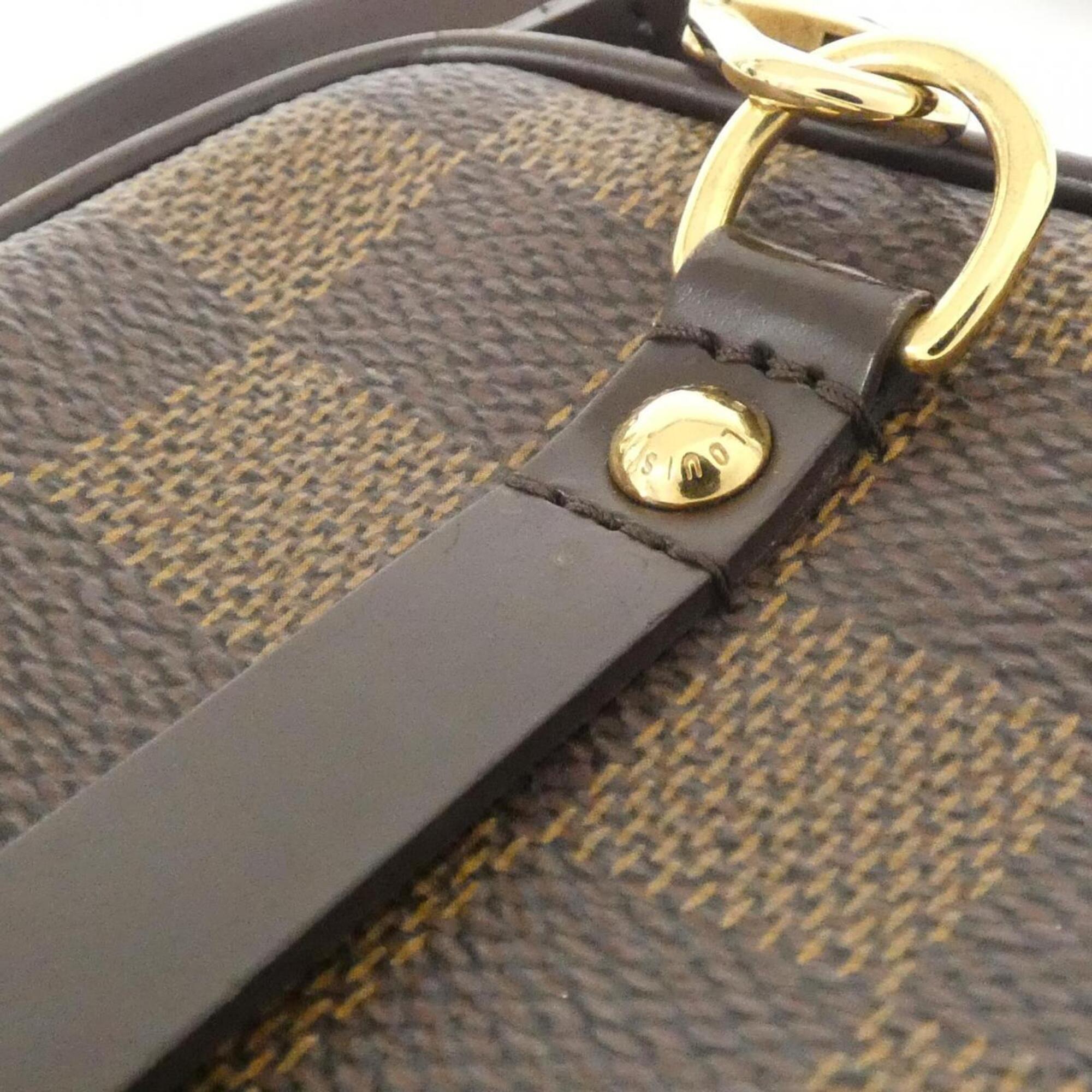 Louis Vuitton Brown Coated Canvas Handbag (Pre-Owned)