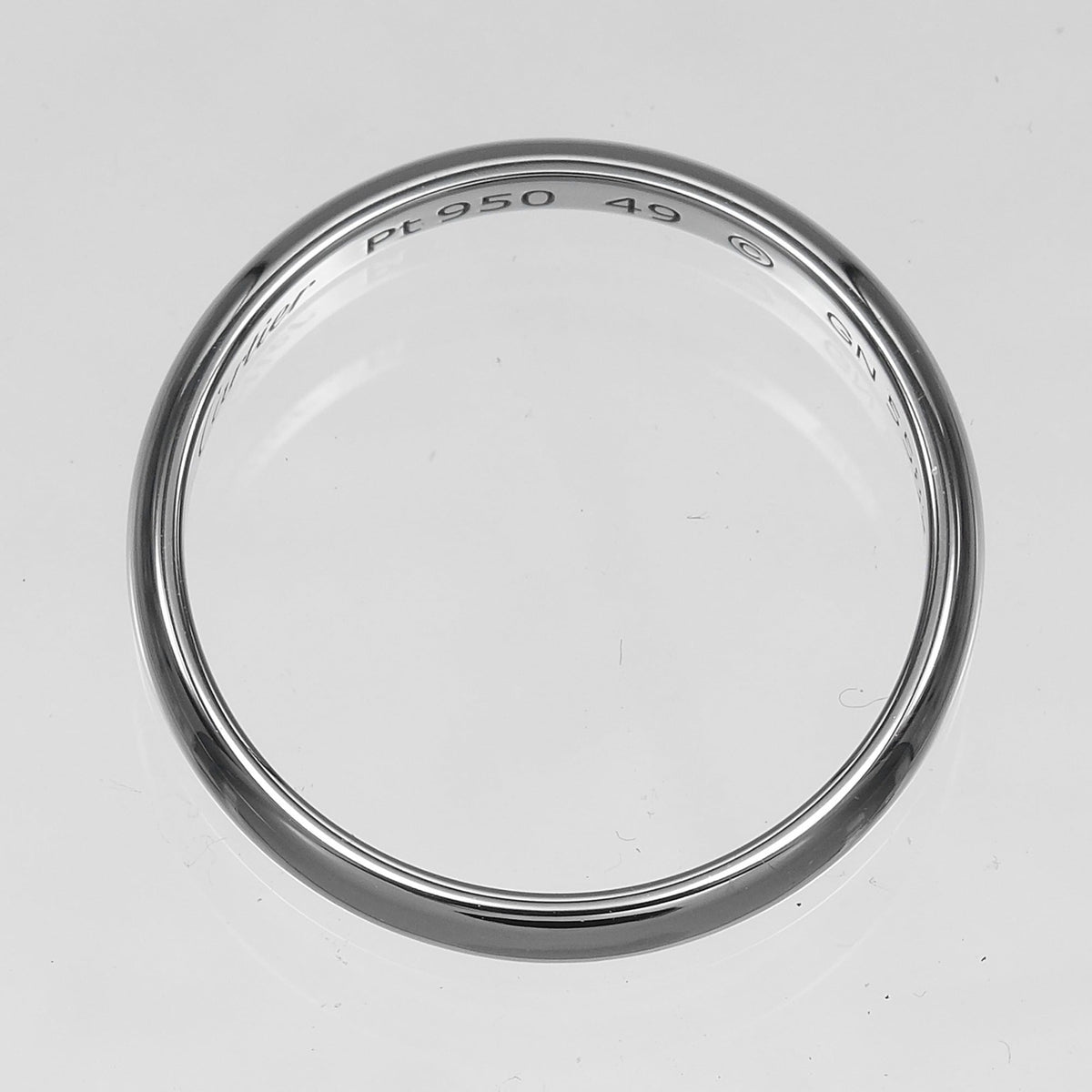 Cartier Platinum 950 Band Ring (Pre-Owned)