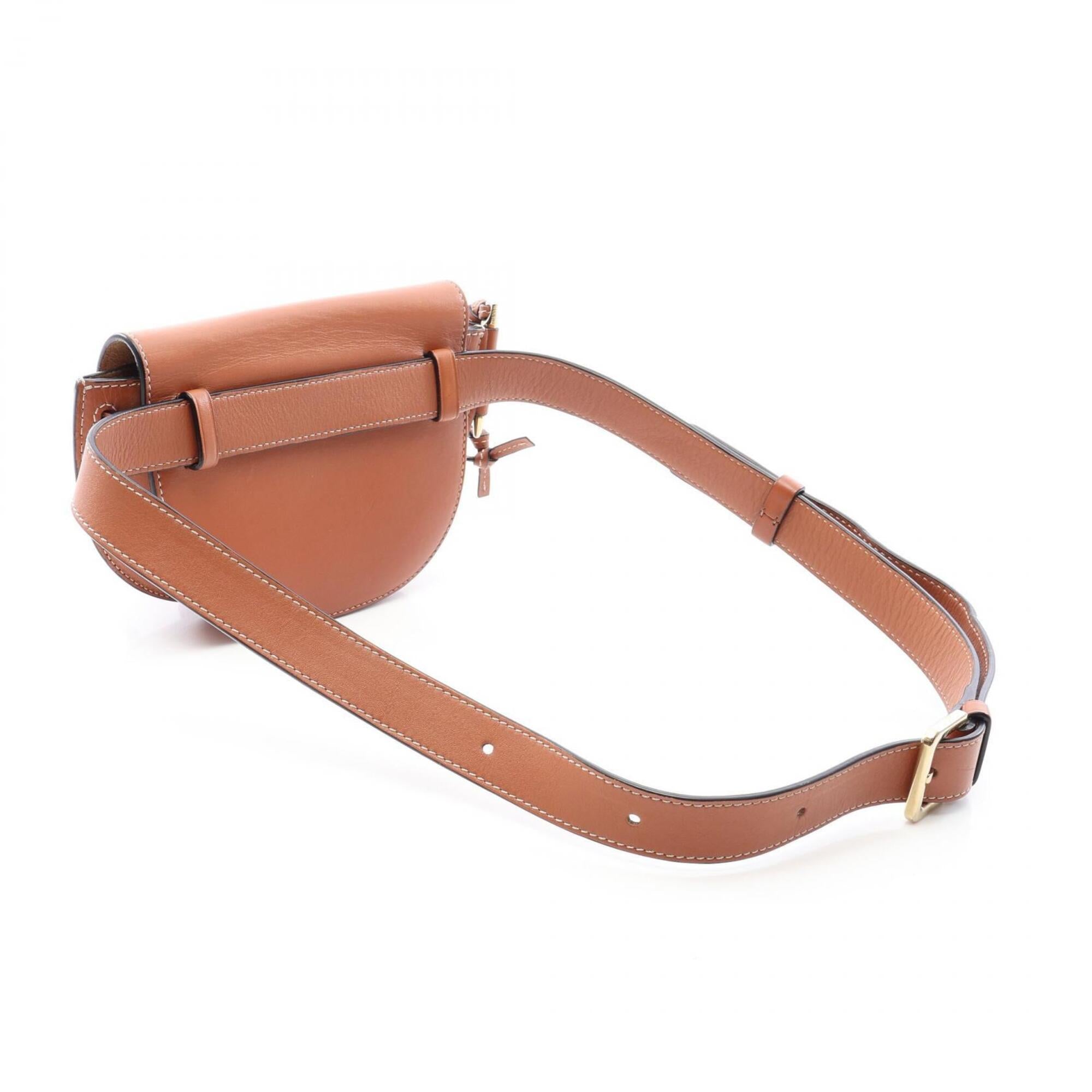 Loewe Brown Leather Fanny Pack (Pre-Owned)
