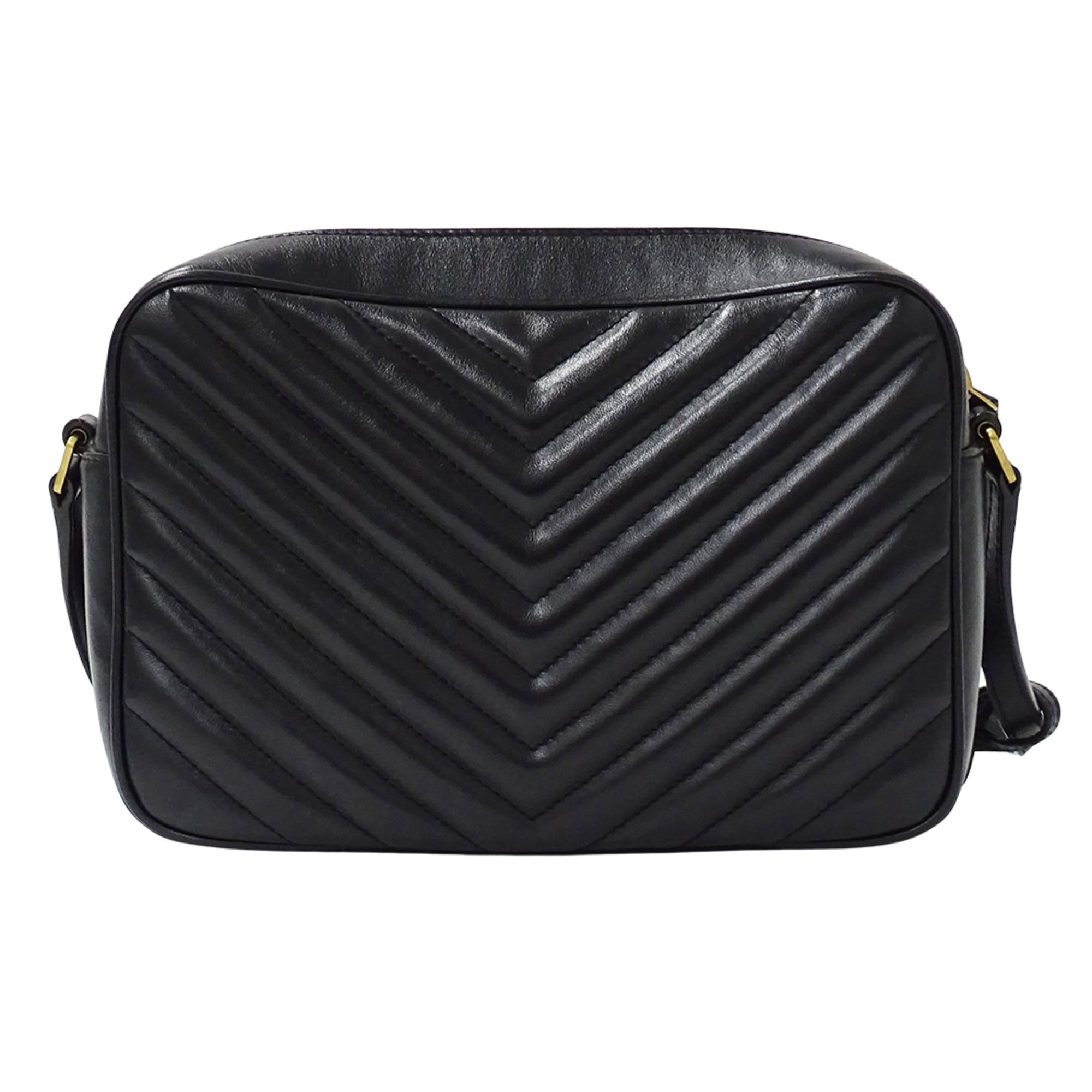 Saint Laurent Black Leather Handbag Shoulder Bag (Pre-Owned)