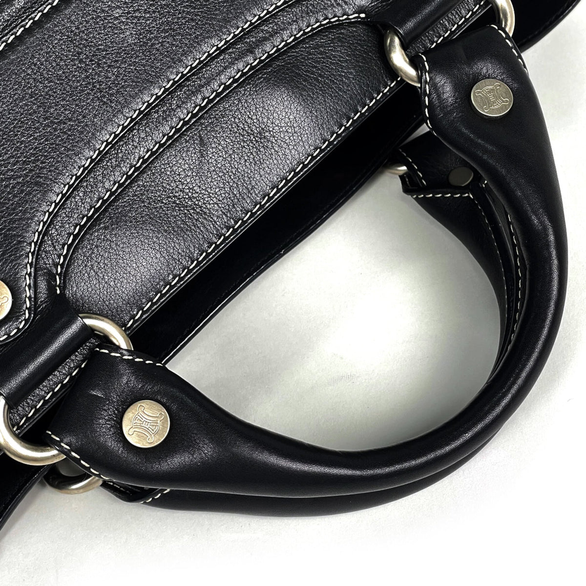 Celine Boogie Black Leather Handbag (Pre-Owned)