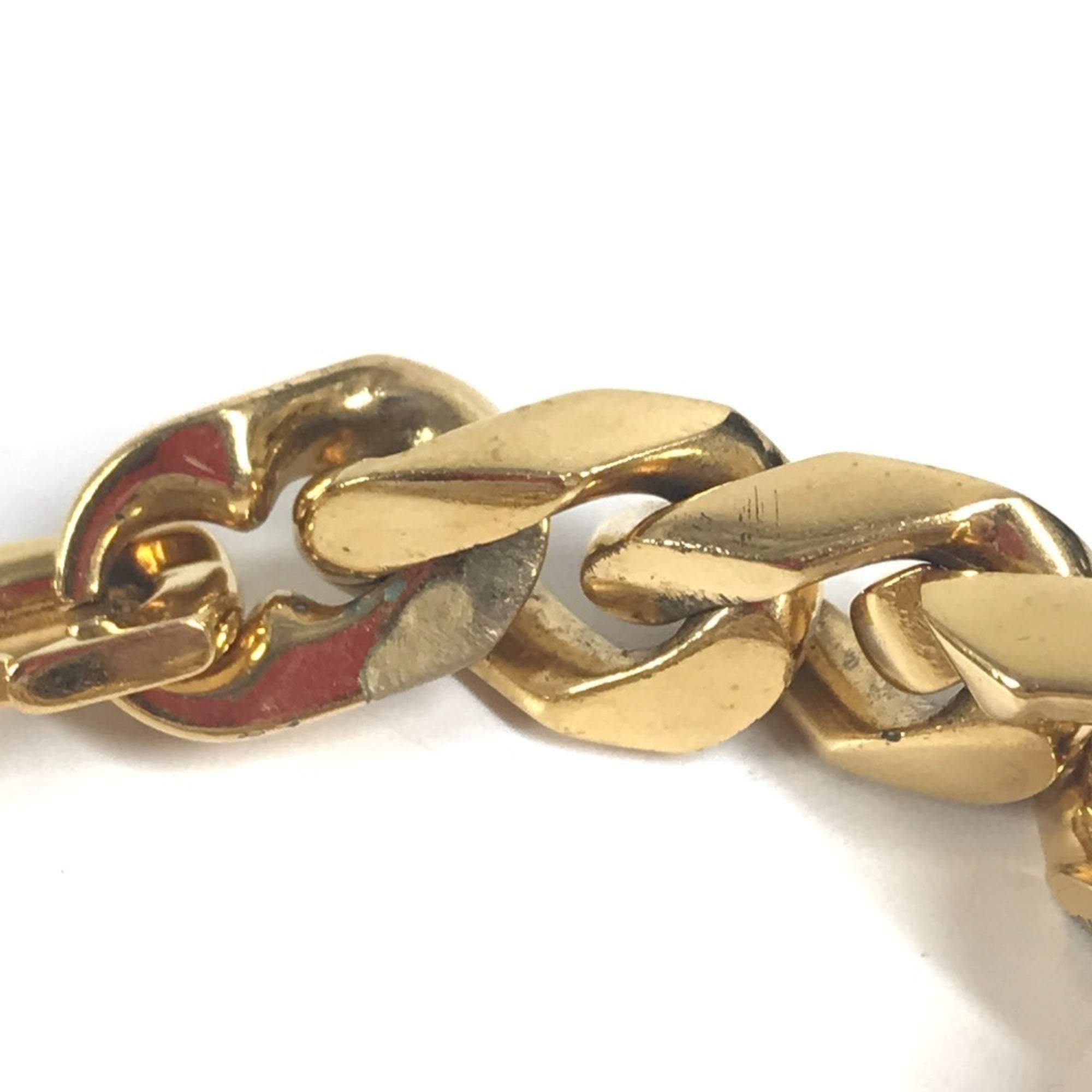 Louis Vuitton Monogram Gold Metal Charm Bracelet (Pre-Owned)