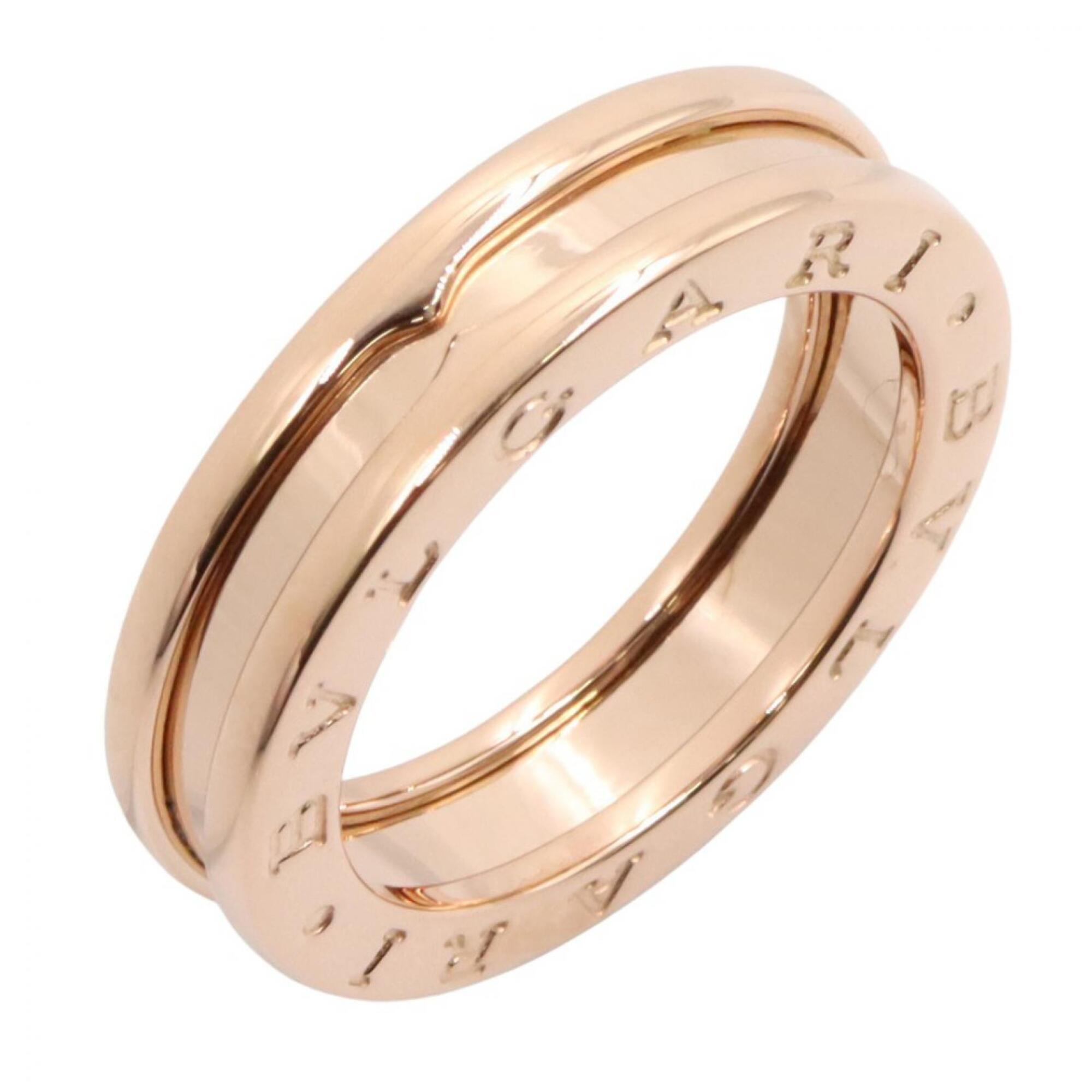 Bvlgari Gold Pink Gold (18K) Band Ring (Pre-Owned)