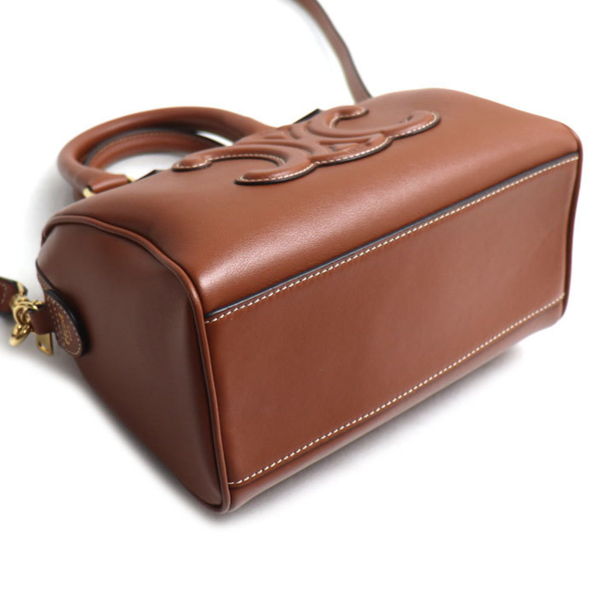 Celine Brown Leather Shoulder Bag (Pre-Owned)