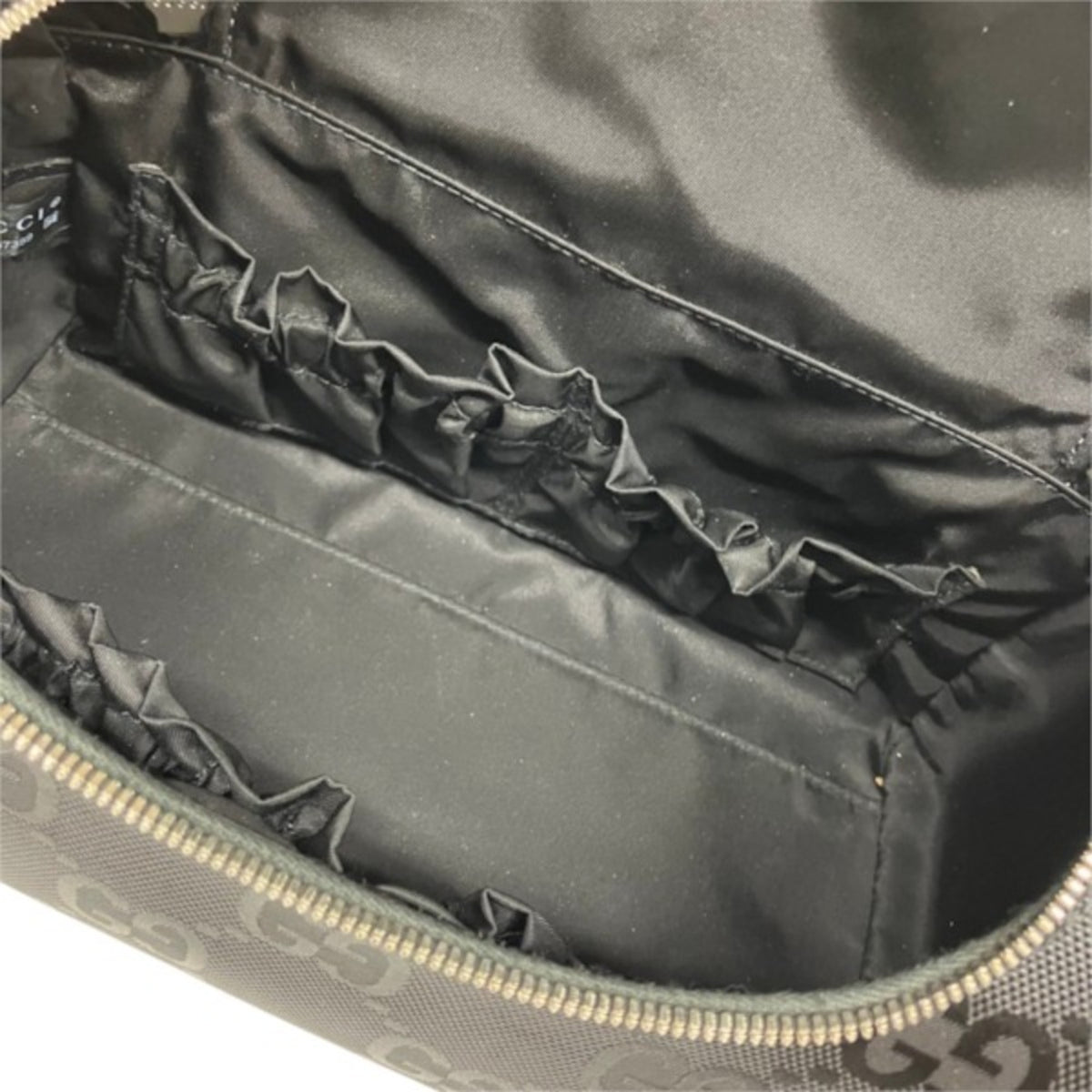 Gucci Black Pvc Canvas Handbag (Pre-Owned)