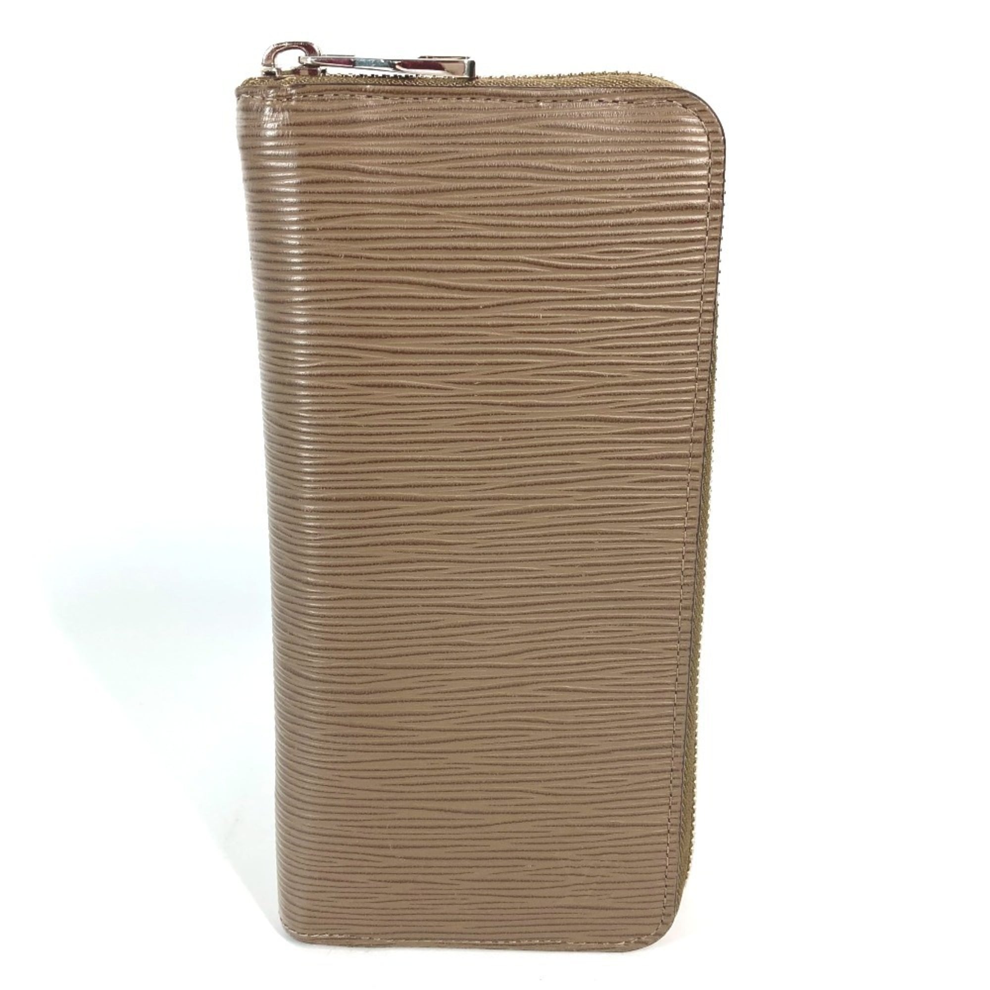 Louis Vuitton Epi Brown Taupe Epi Leather Long Wallet (Bi-Fold) (Pre-Owned)