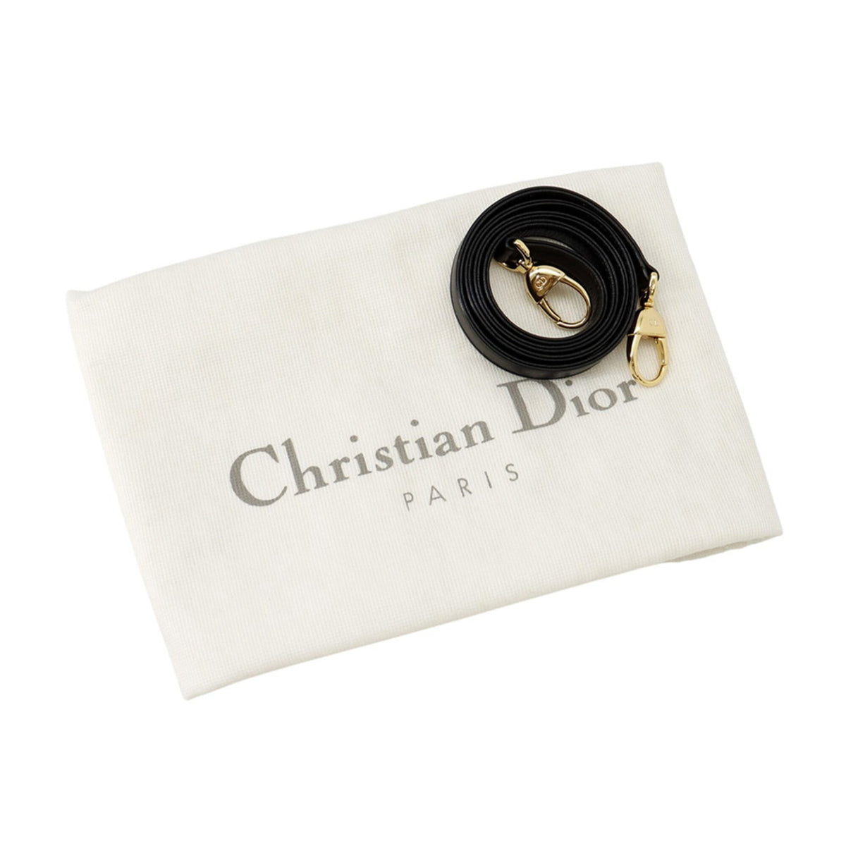 Christian Dior Lady Dior Black Leather Handbag (Pre-Owned)