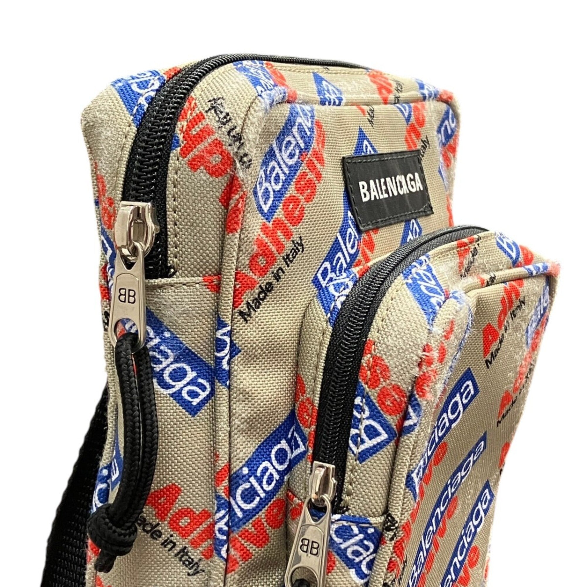 Balenciaga Cotton Canvas Shoulder Bag (Pre-Owned)