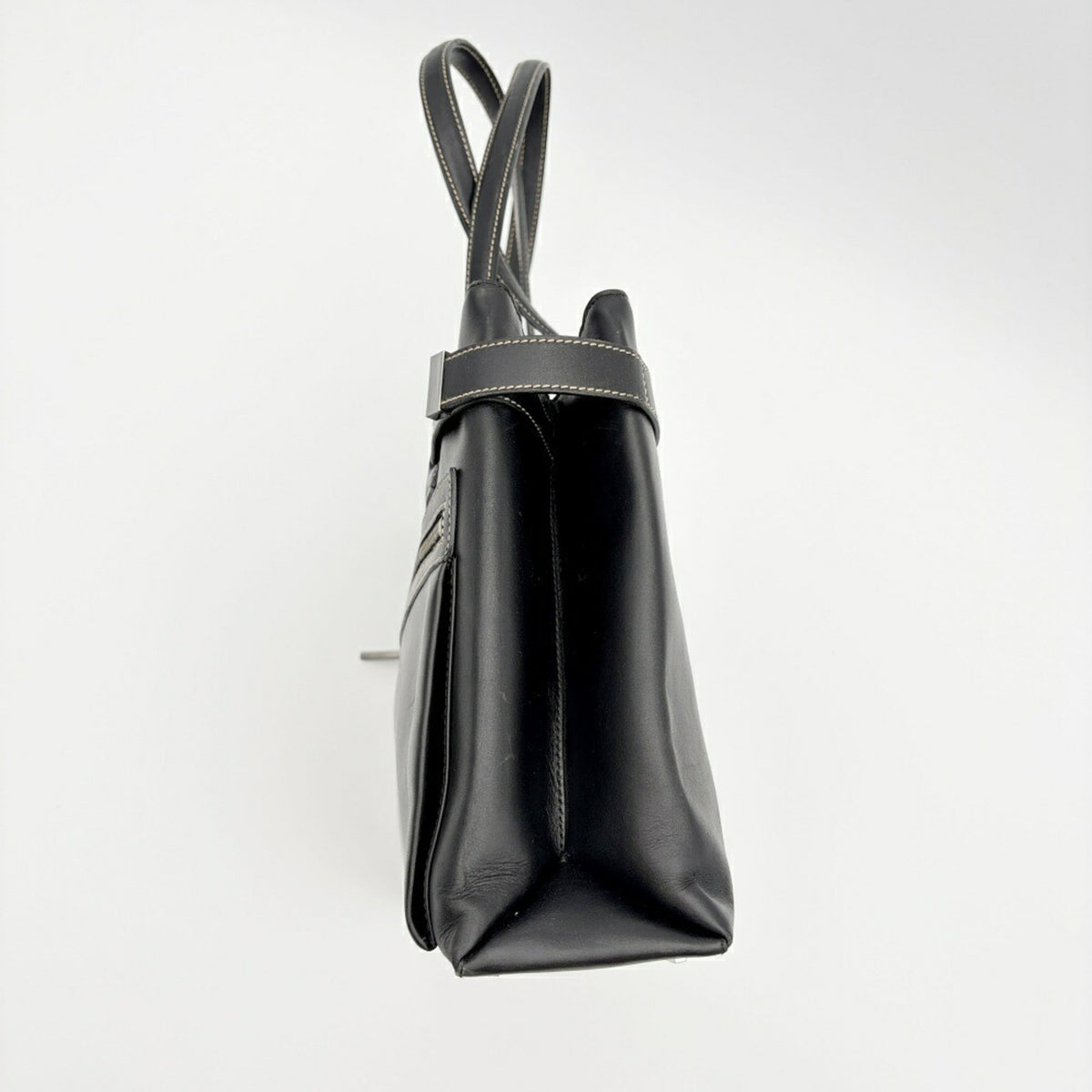 Gucci Black Leather Tote Bag (Pre-Owned)