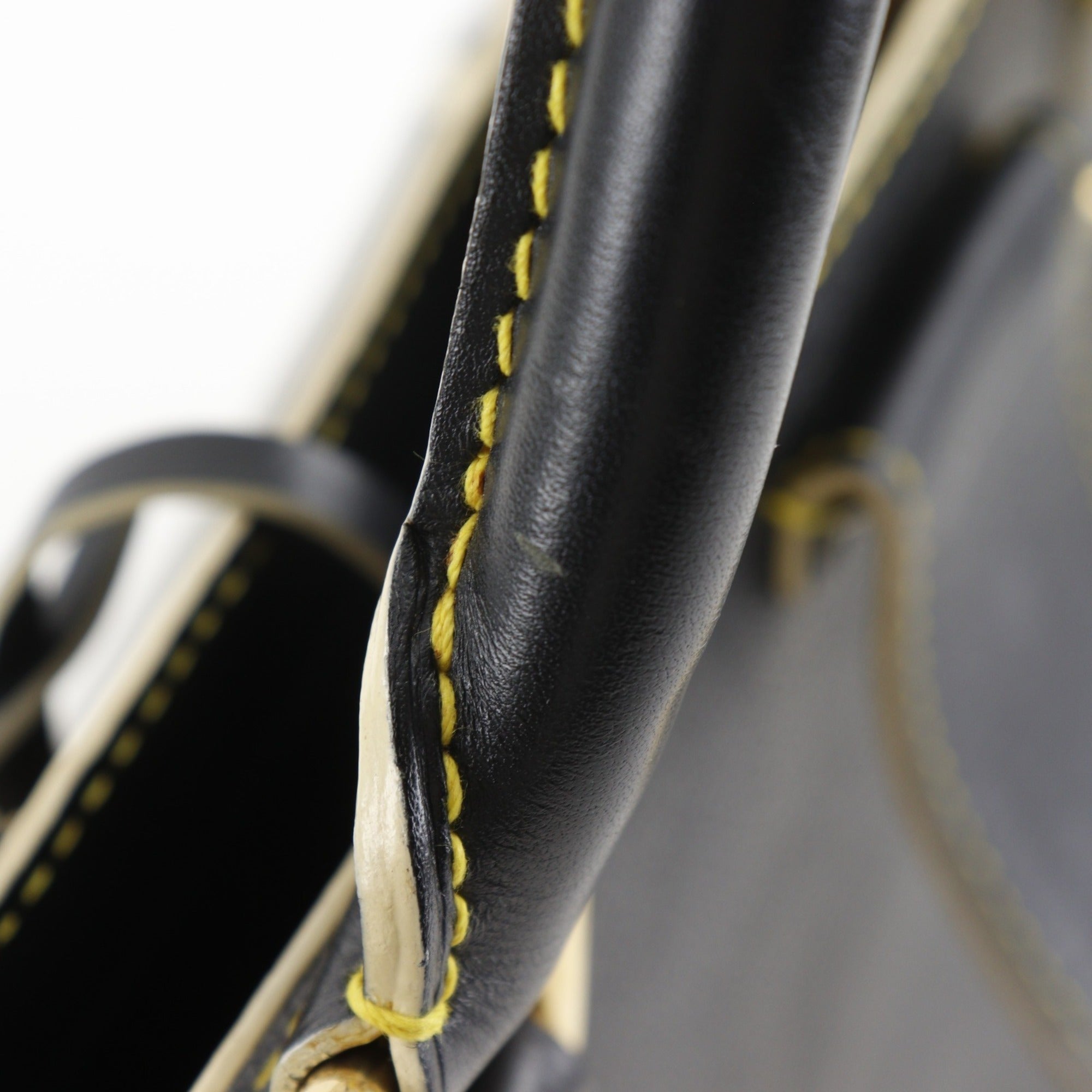 Louis Vuitton Black Noir Leather Tote Bag (Pre-Owned)
