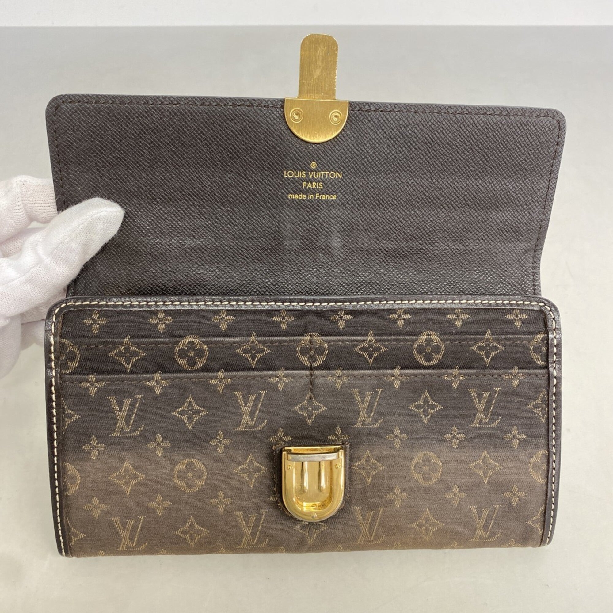 Louis Vuitton Fusain Long Wallet (Bi-Fold) (Pre-Owned)