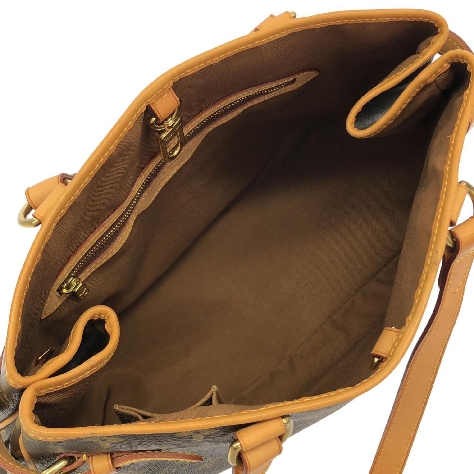 Louis Vuitton Marron Coated Canvas Handbag (Pre-Owned)