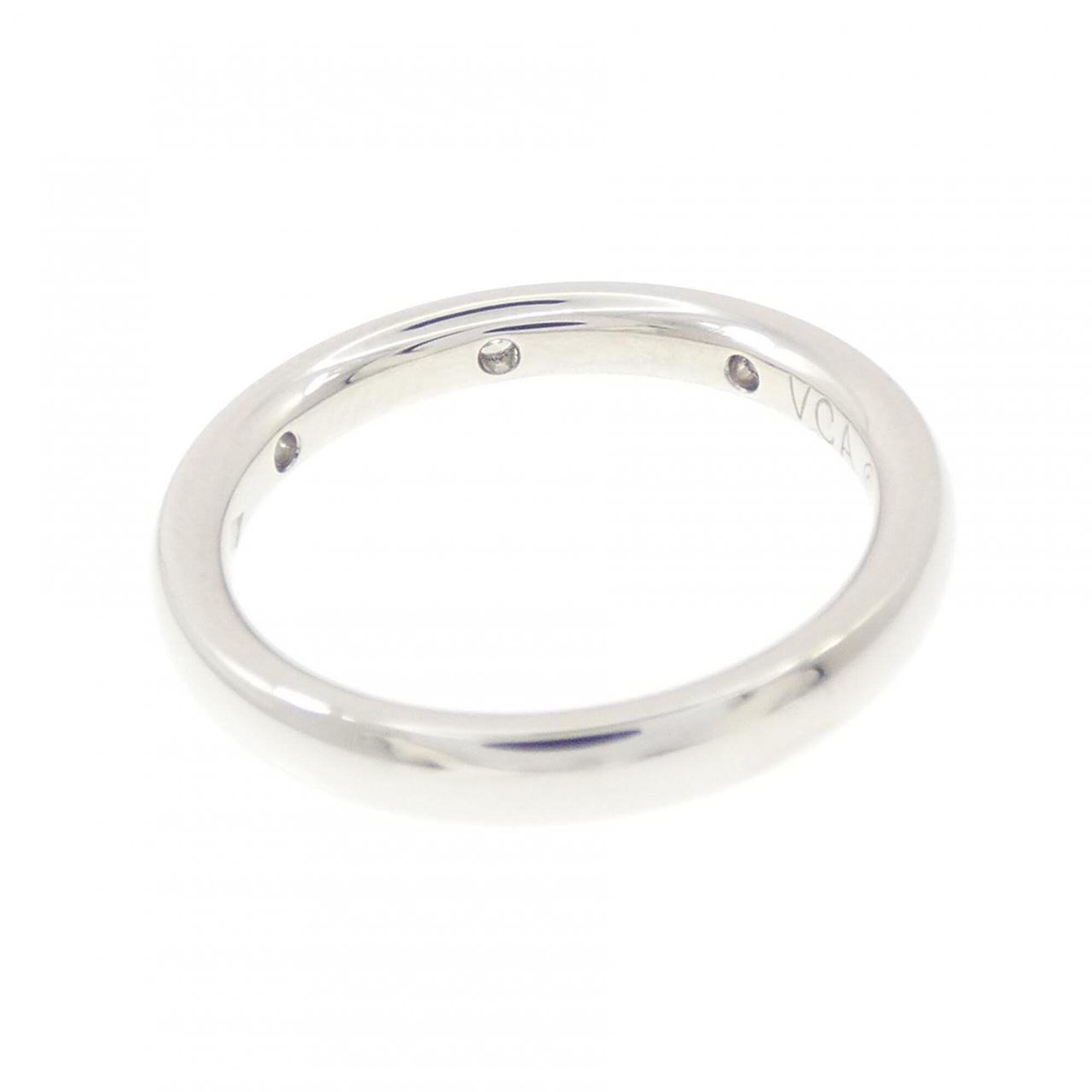Van Cleef & Arpels Platinum 950 Band Ring (Pre-Owned)
