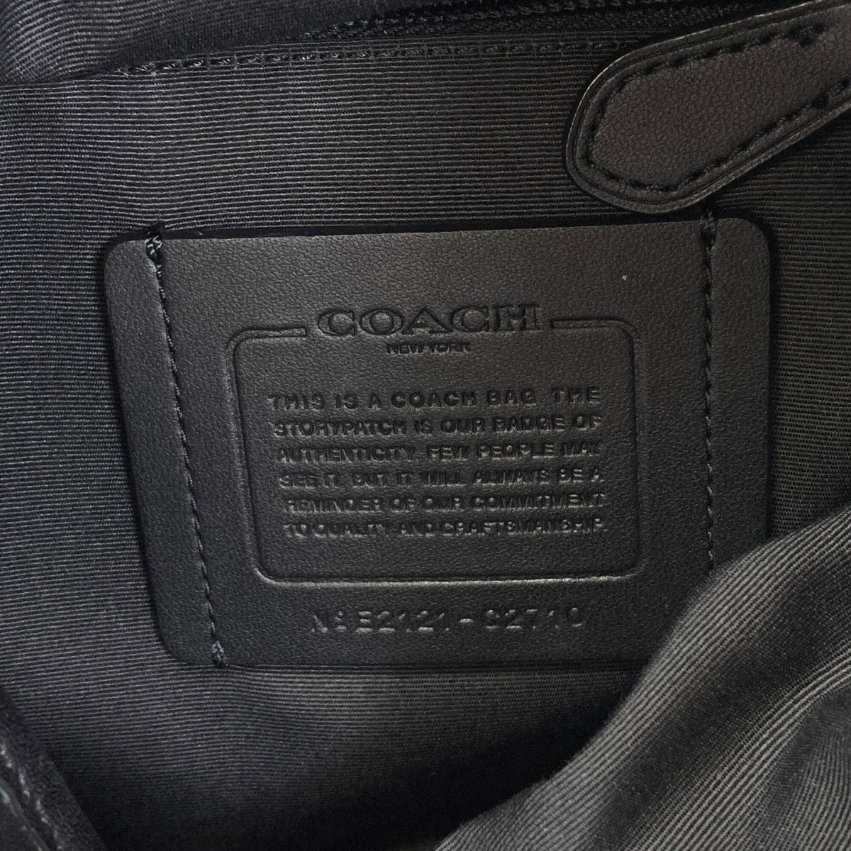 Coach Black Leather Backpack (Pre-Owned)