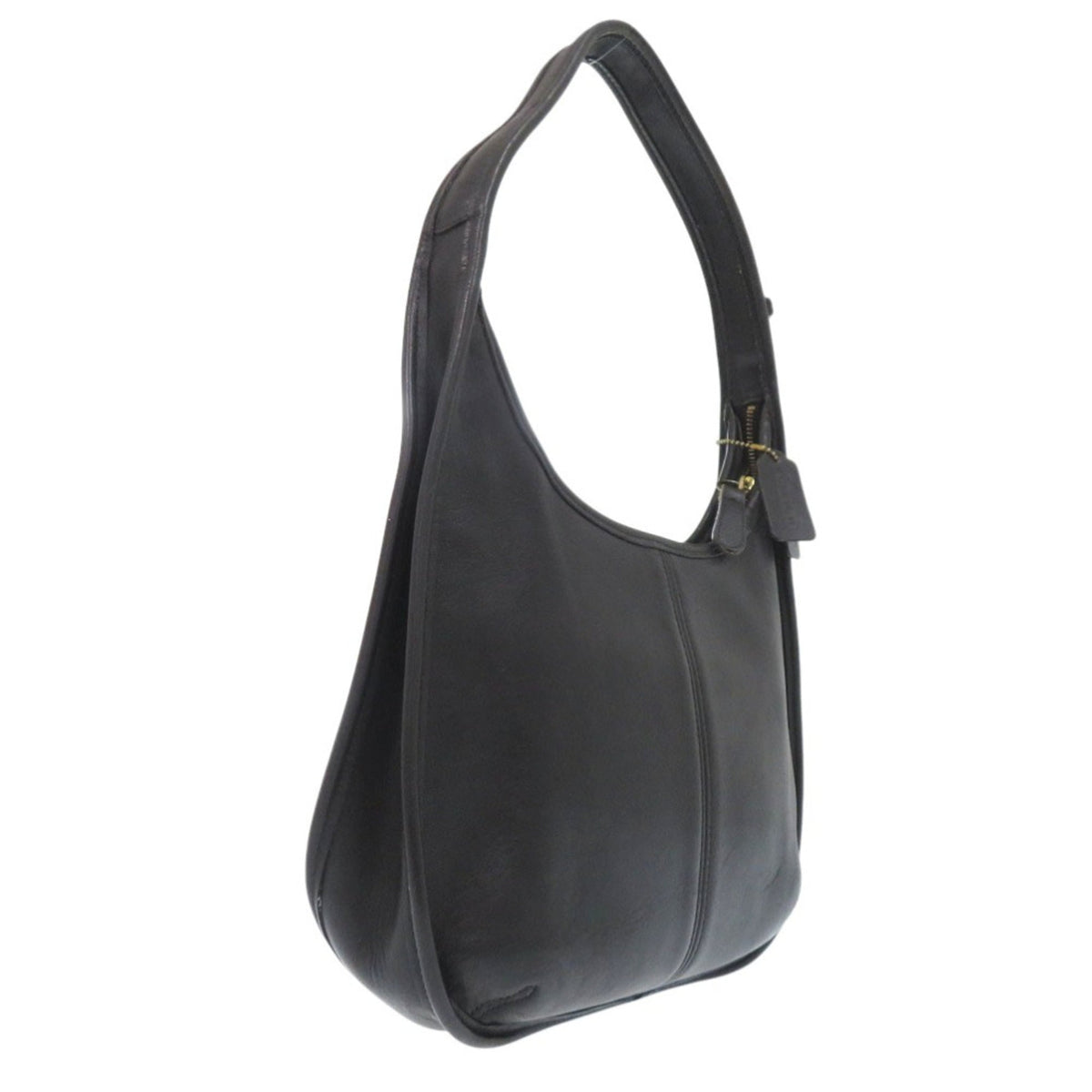 Coach Black Leather Shoulder Bag (Pre-Owned)