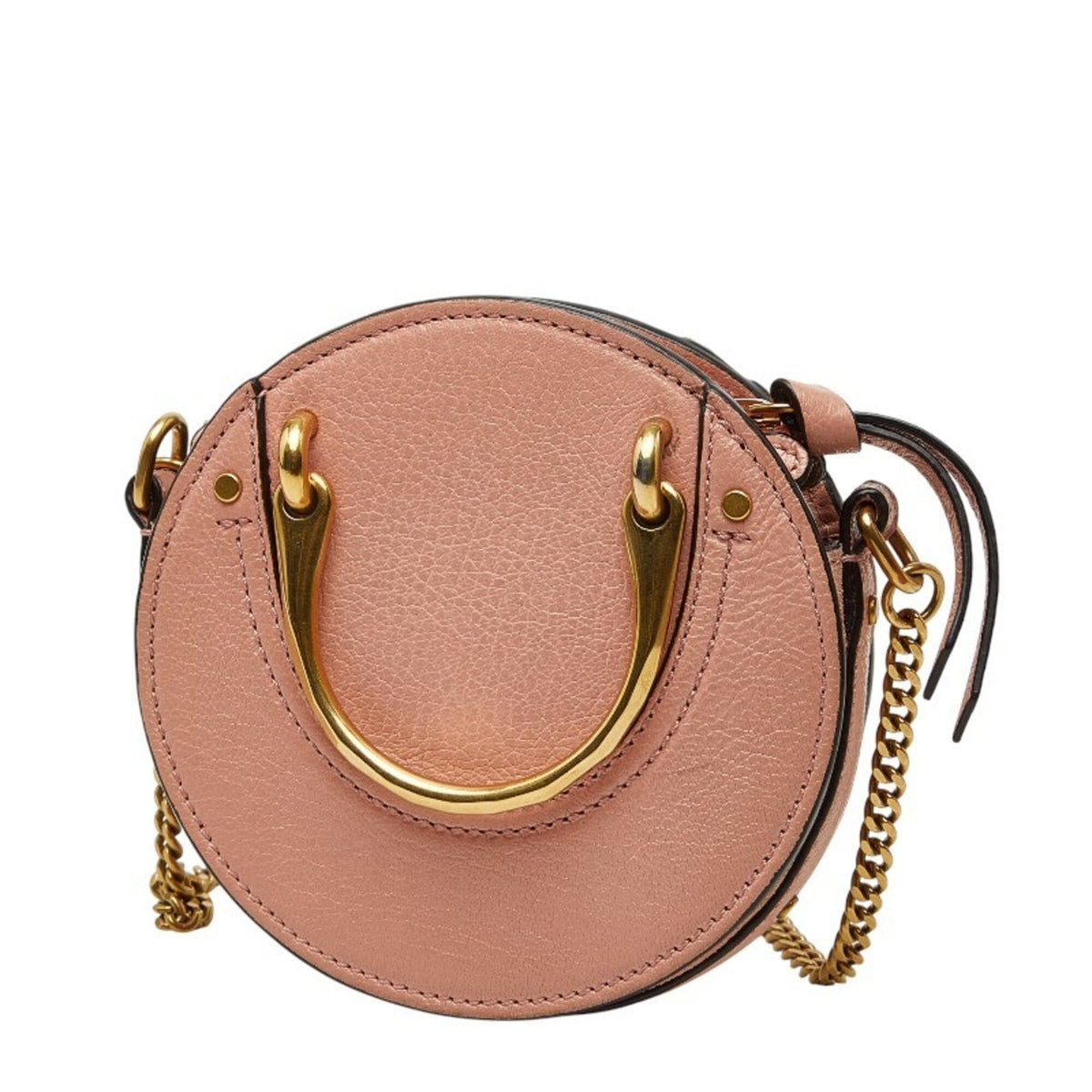 Chloé Pink Leather Handbag Shoulder Bag (Pre-Owned)
