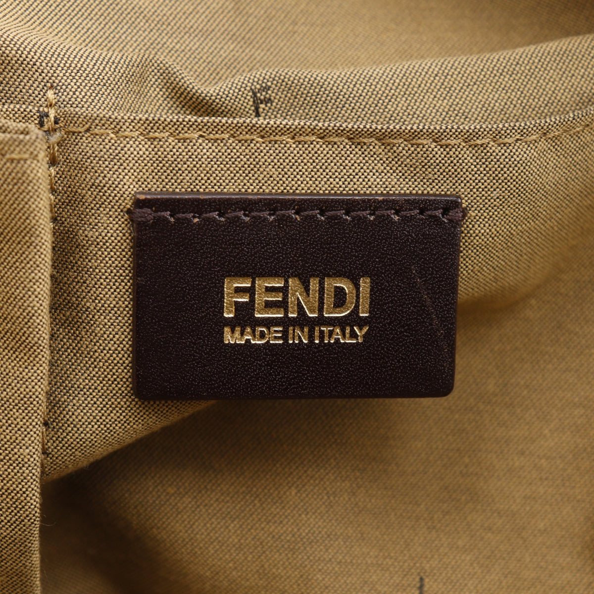 Fendi Zucca Brown Nylon Canvas Tote Bag (Pre-Owned)
