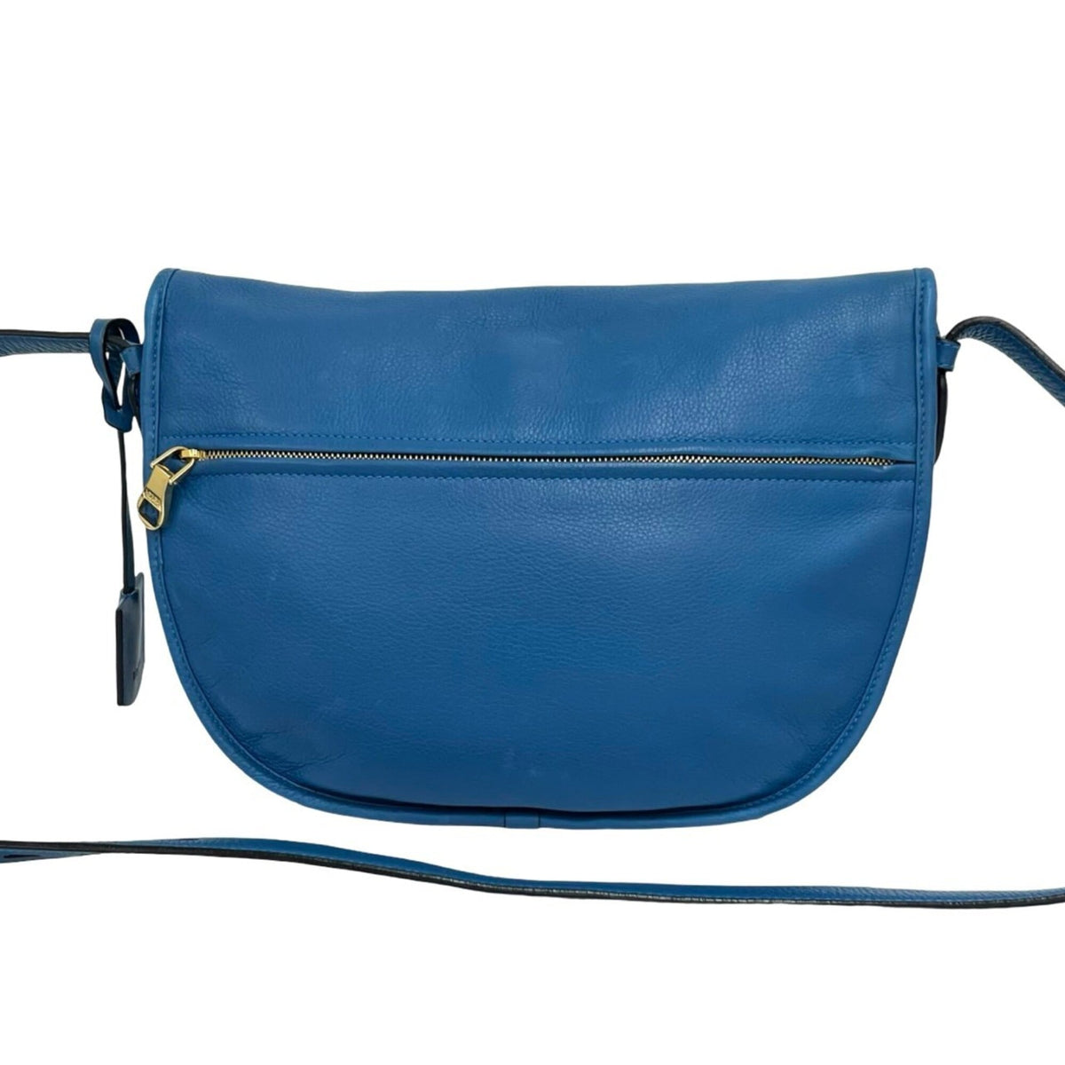 Loewe Blue Leather Pochette Shoulder Bag (Pre-Owned)