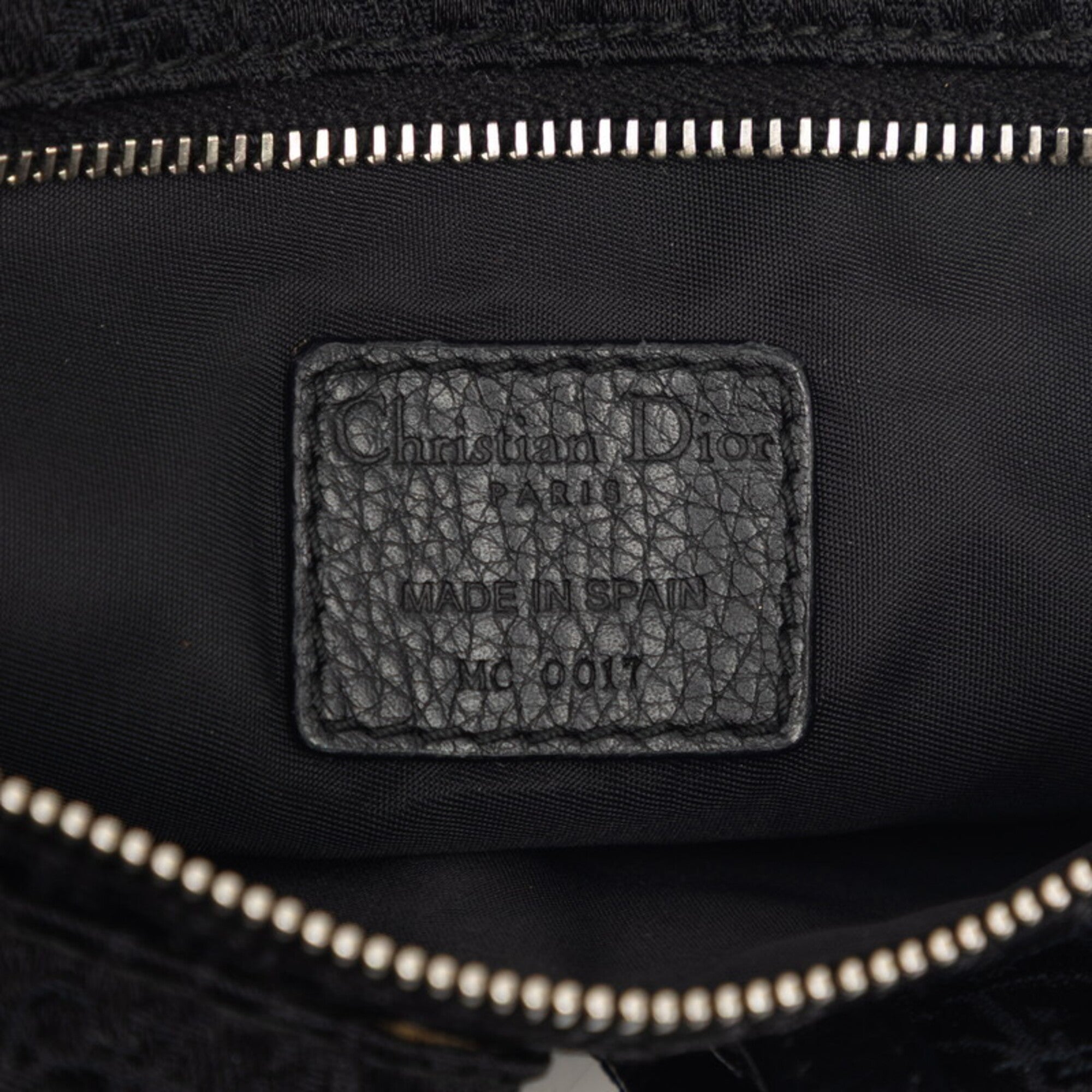 Christian Dior Black Canvas Fanny Pack (Pre-Owned)