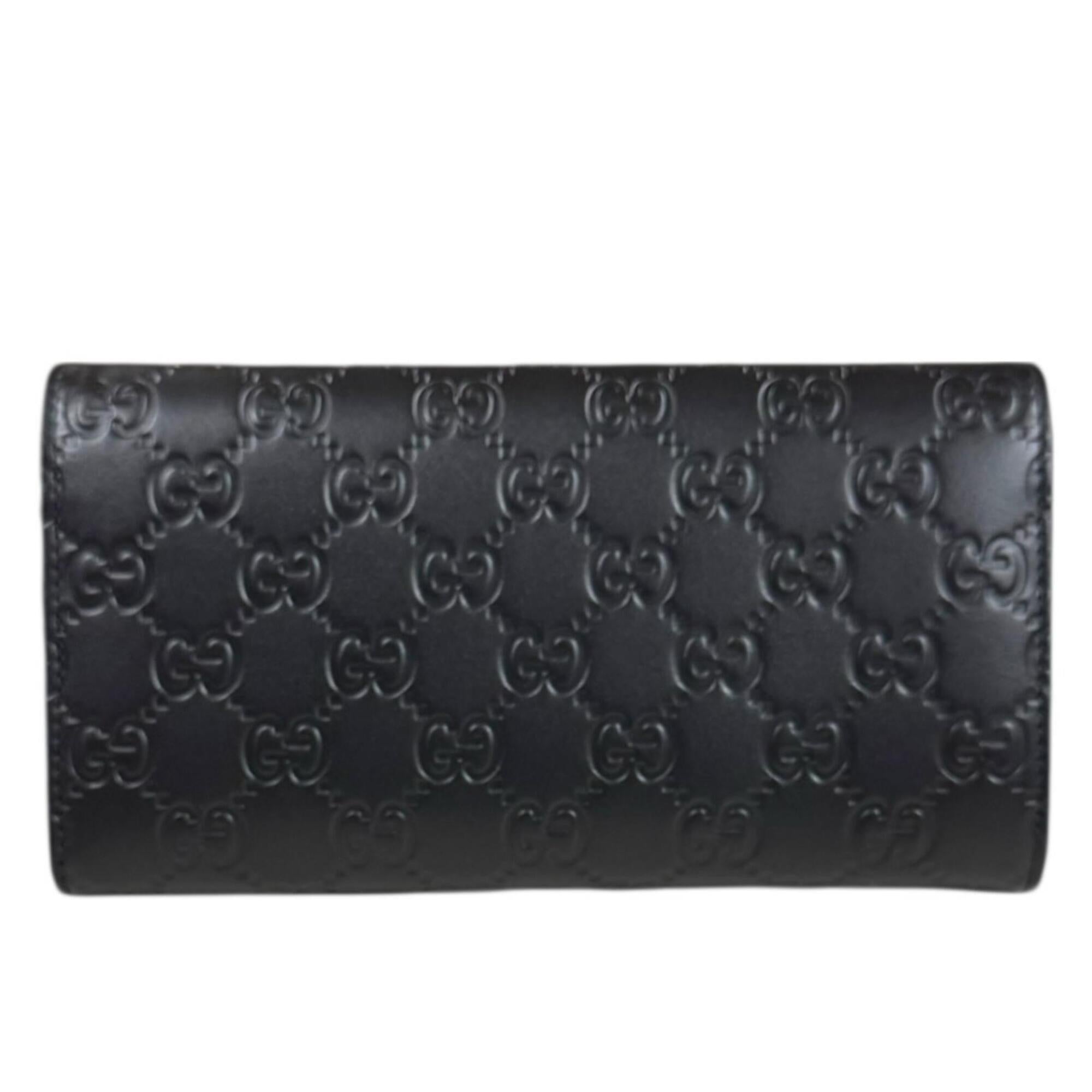 Gucci Black Leather Coin Purse/Coin Case (Pre-Owned)