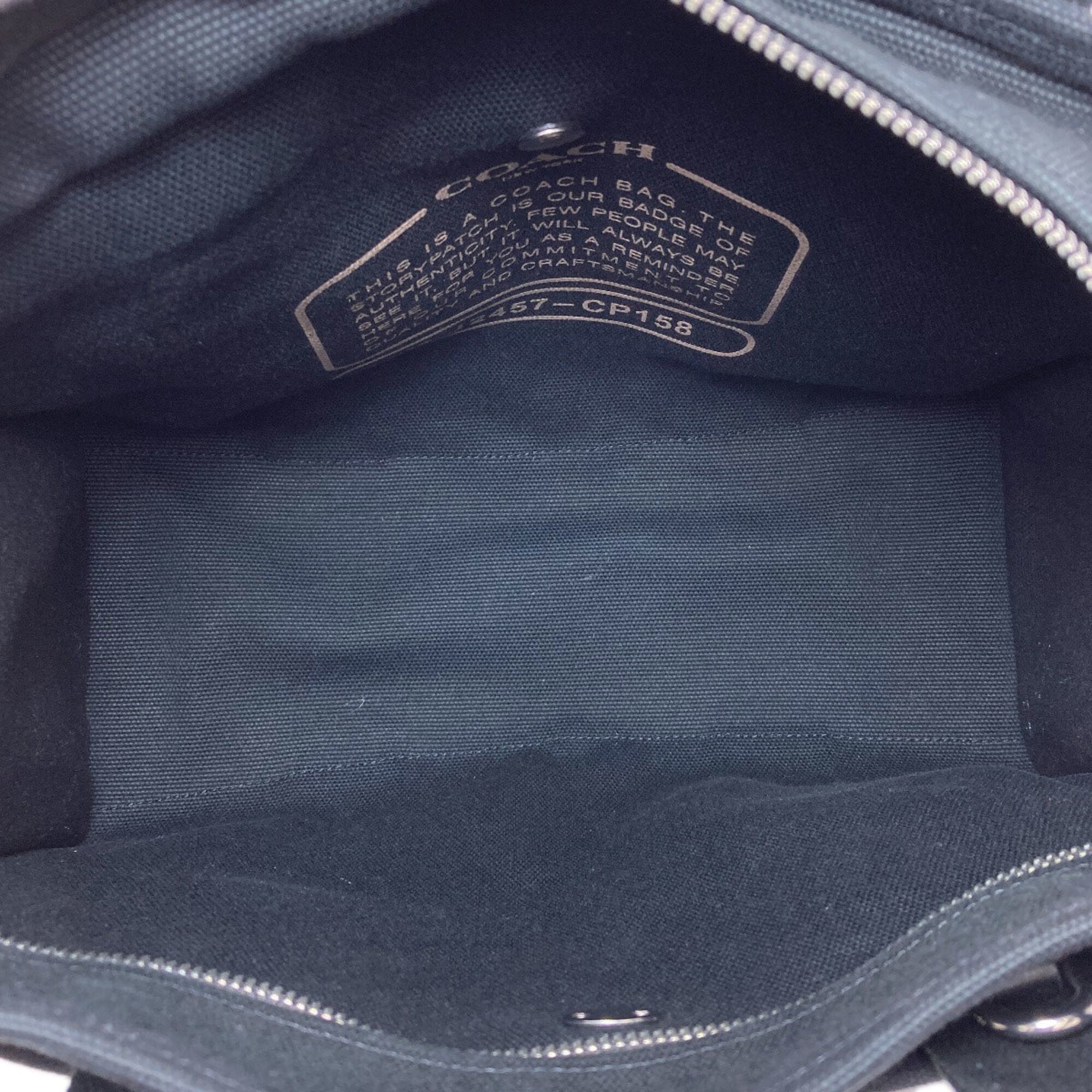 Coach Black Canvas Handbag (Pre-Owned)