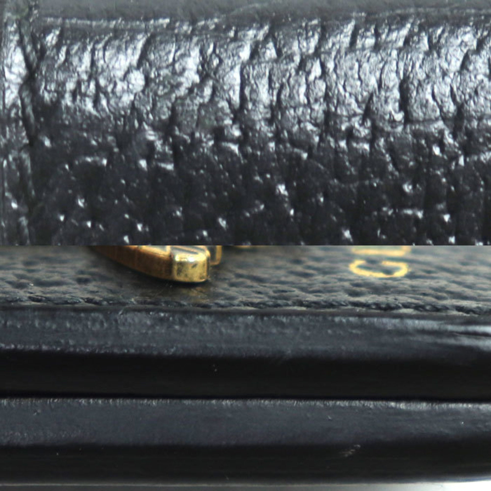 Gucci Black Leather Money Clip (Pre-Owned)