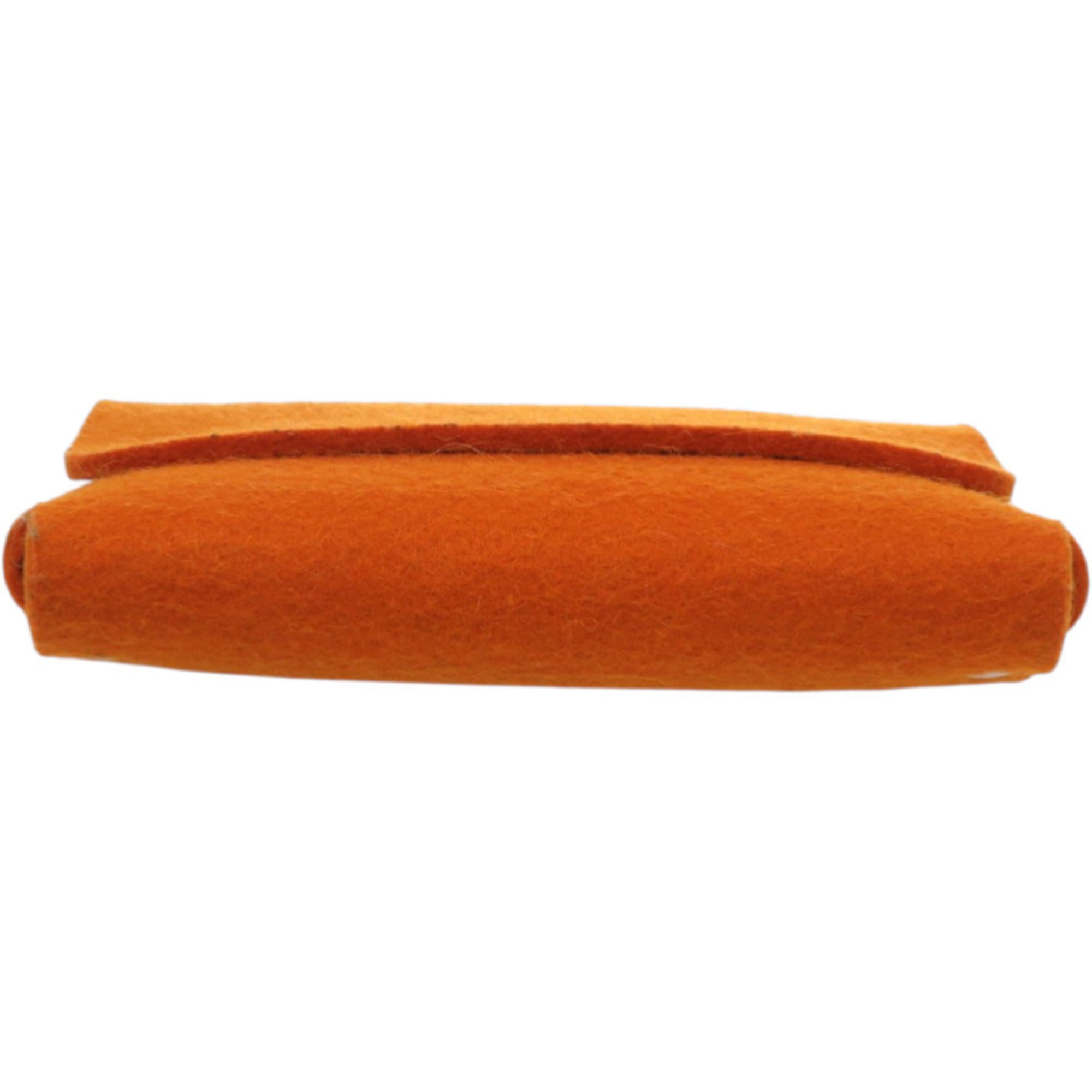 Hermes Orange Felt Pouch (Pre-Owned)