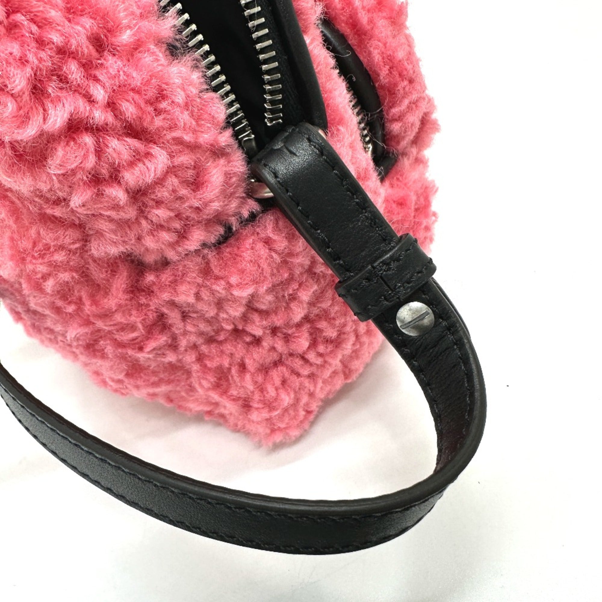 Moncler Pink Polyester Shoulder Bag (Pre-Owned)