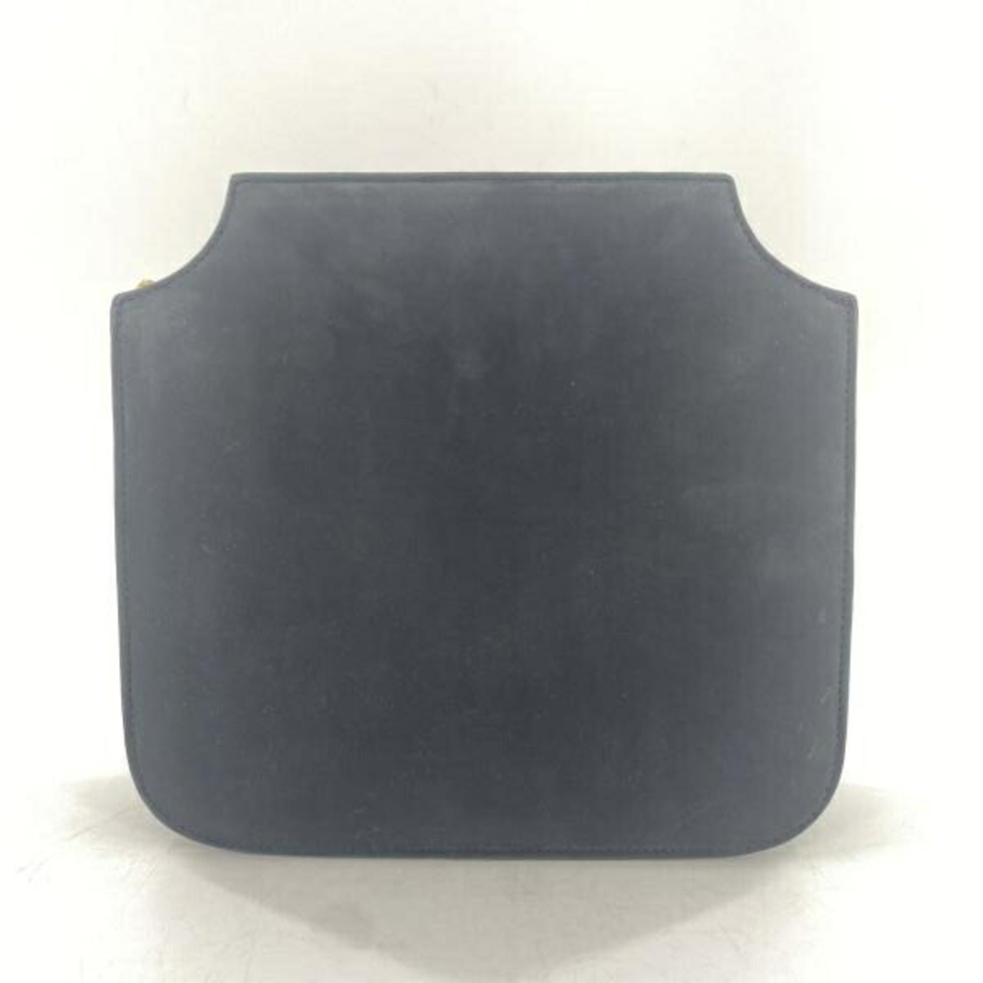Bally Black Blue Suede Shoulder Bag (Pre-Owned)