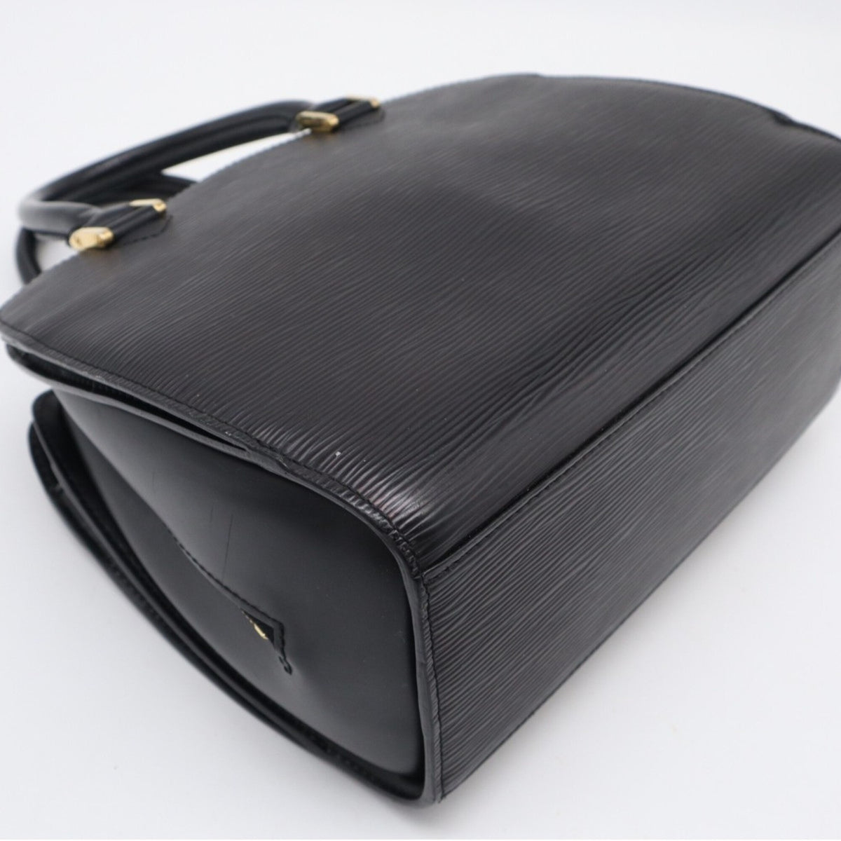 Louis Vuitton Black Leather Handbag (Pre-Owned)