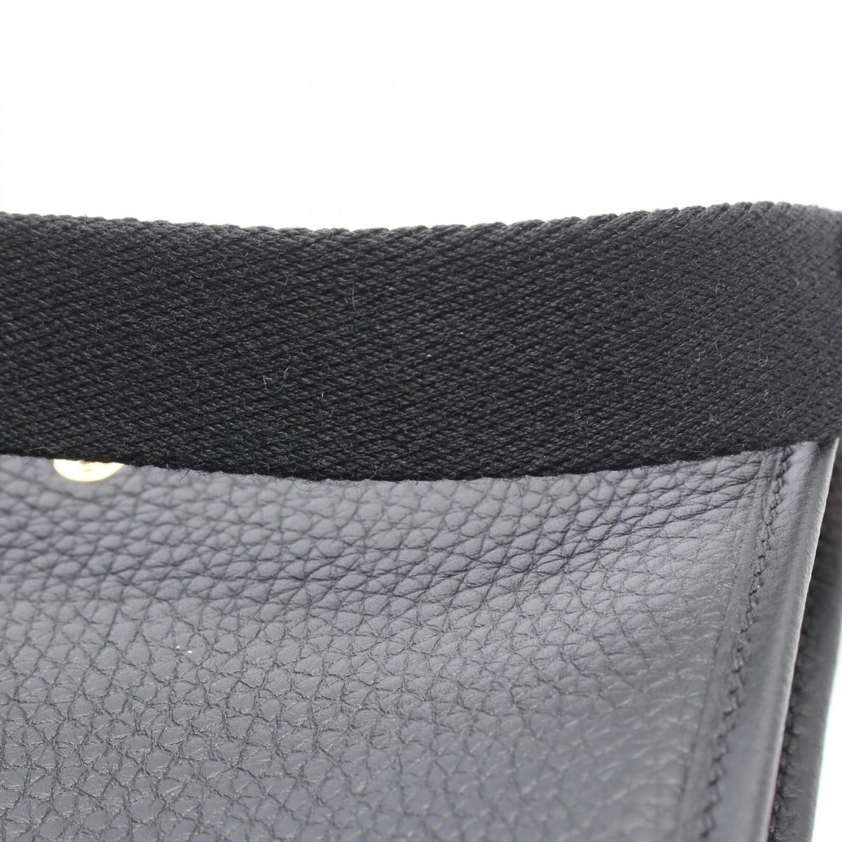 Hermes Black Taurillon Clemence Leather Shoulder Bag (Pre-Owned)