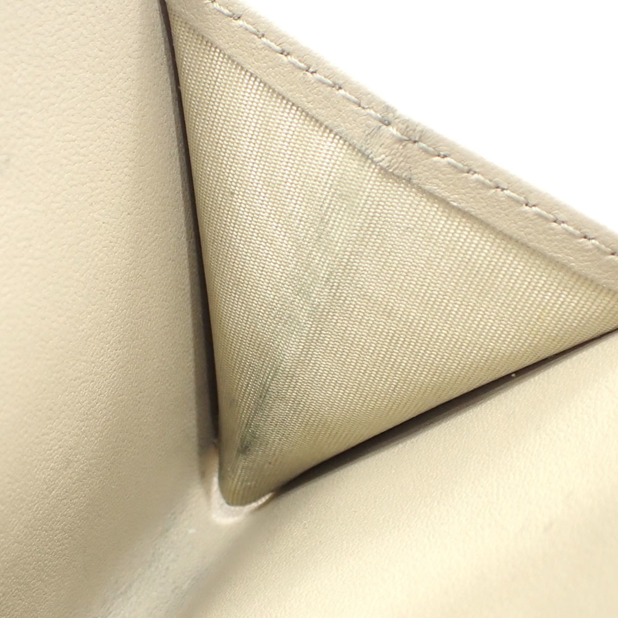 Christian Dior Beige Leather Wallet (Bi-Fold) (Pre-Owned)