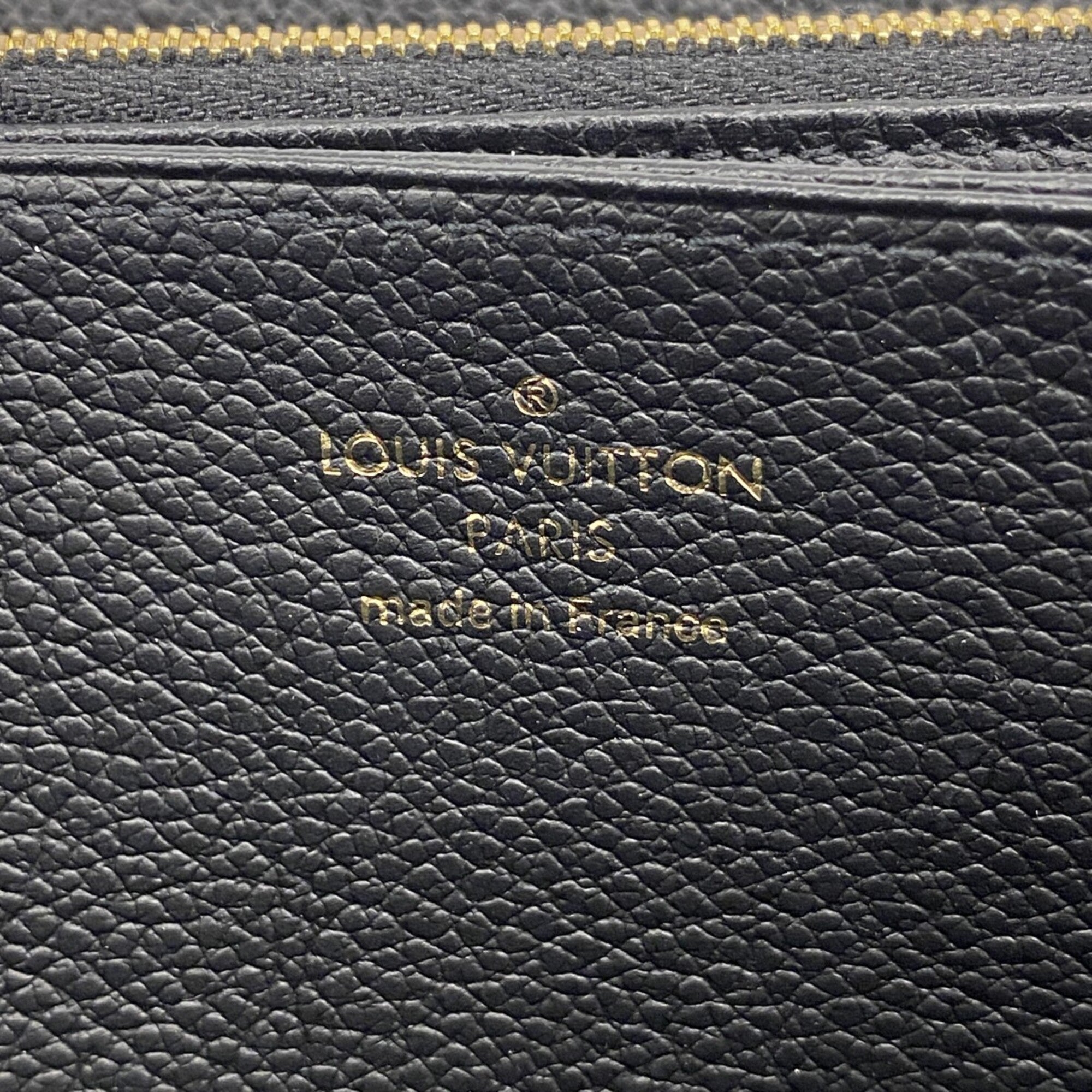 Louis Vuitton Noir Long Wallet (Bi-Fold) (Pre-Owned)