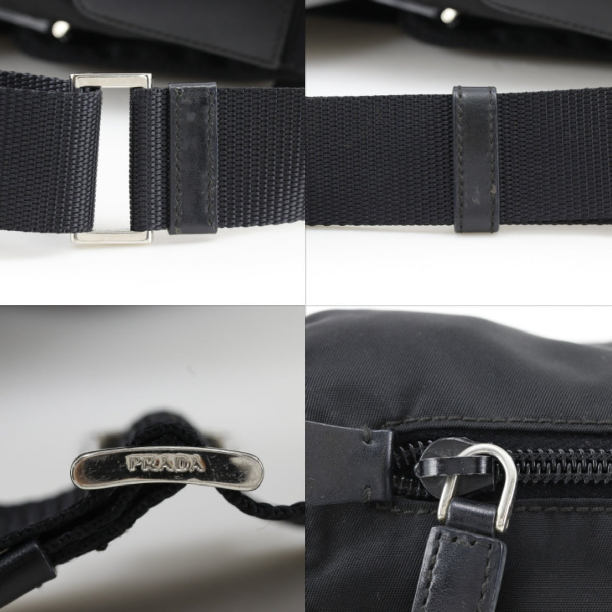 Prada Black Nylon Shoulder Bag (Pre-Owned)