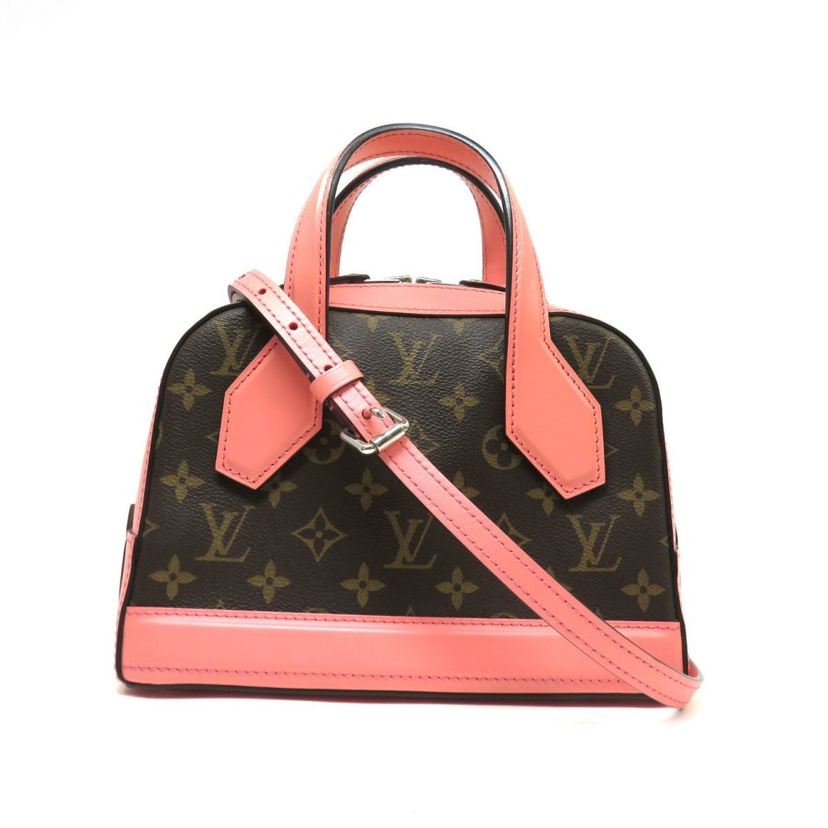 Louis Vuitton Monogram Corail Pink Monogram Handbag Shoulder Bag (Pre-Owned)