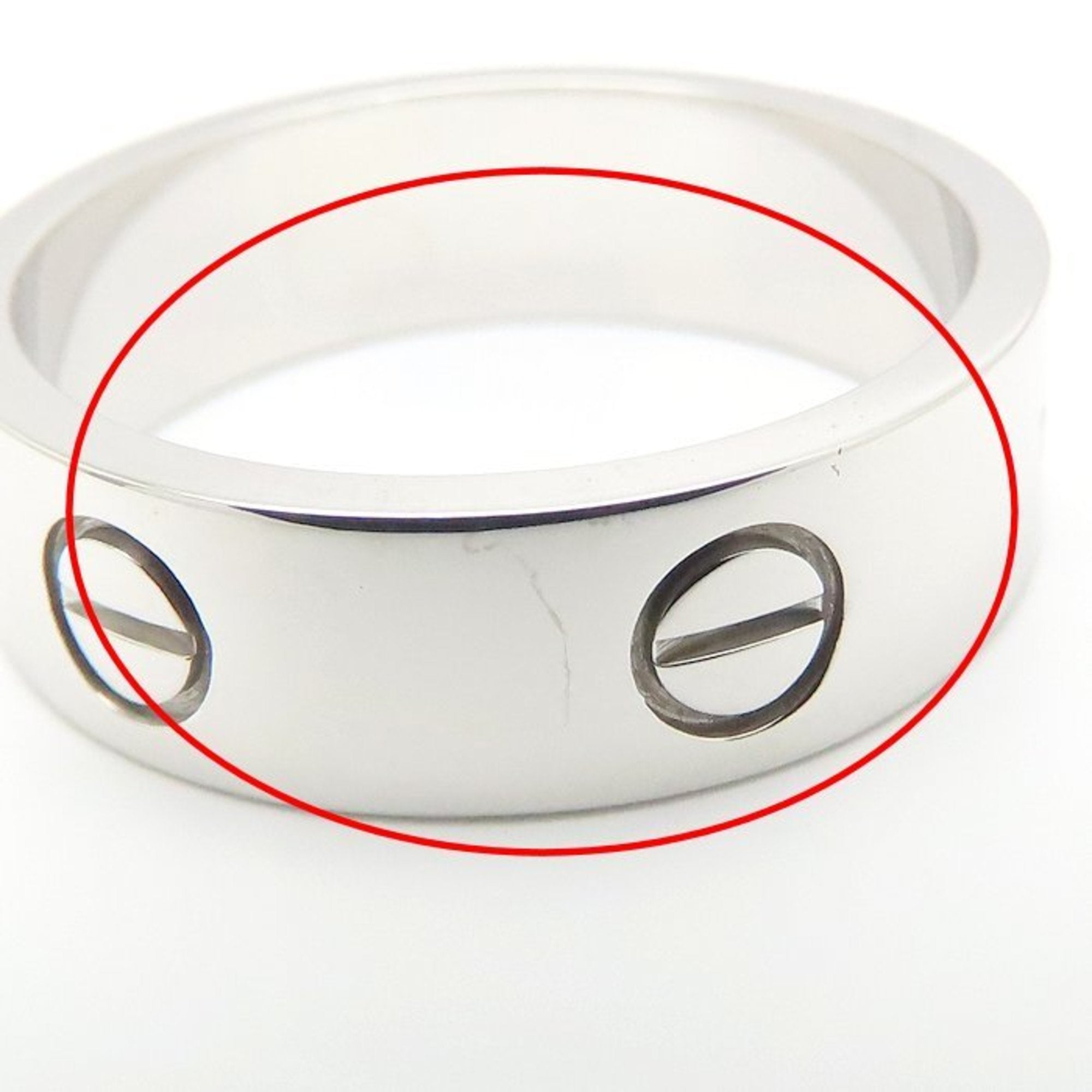Cartier White Gold (18K) Band Ring (Pre-Owned)