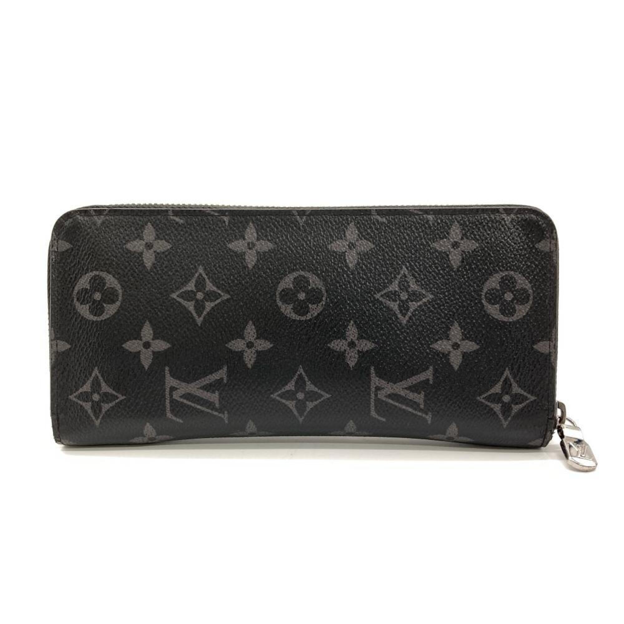 Louis Vuitton Black Monogram Eclipse Long Wallet (Bi-Fold) (Pre-Owned)