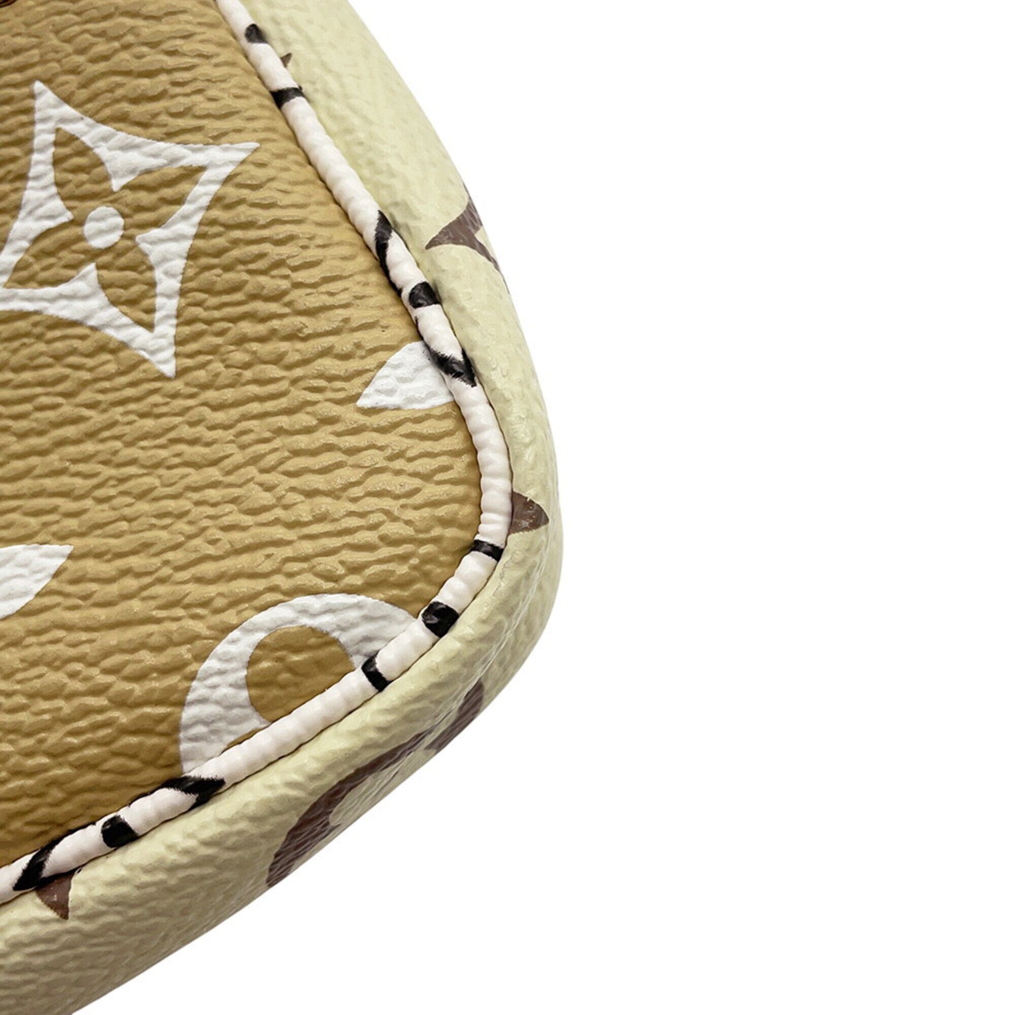 Louis Vuitton Monogram Beige Khaki Pouch (Pre-Owned)