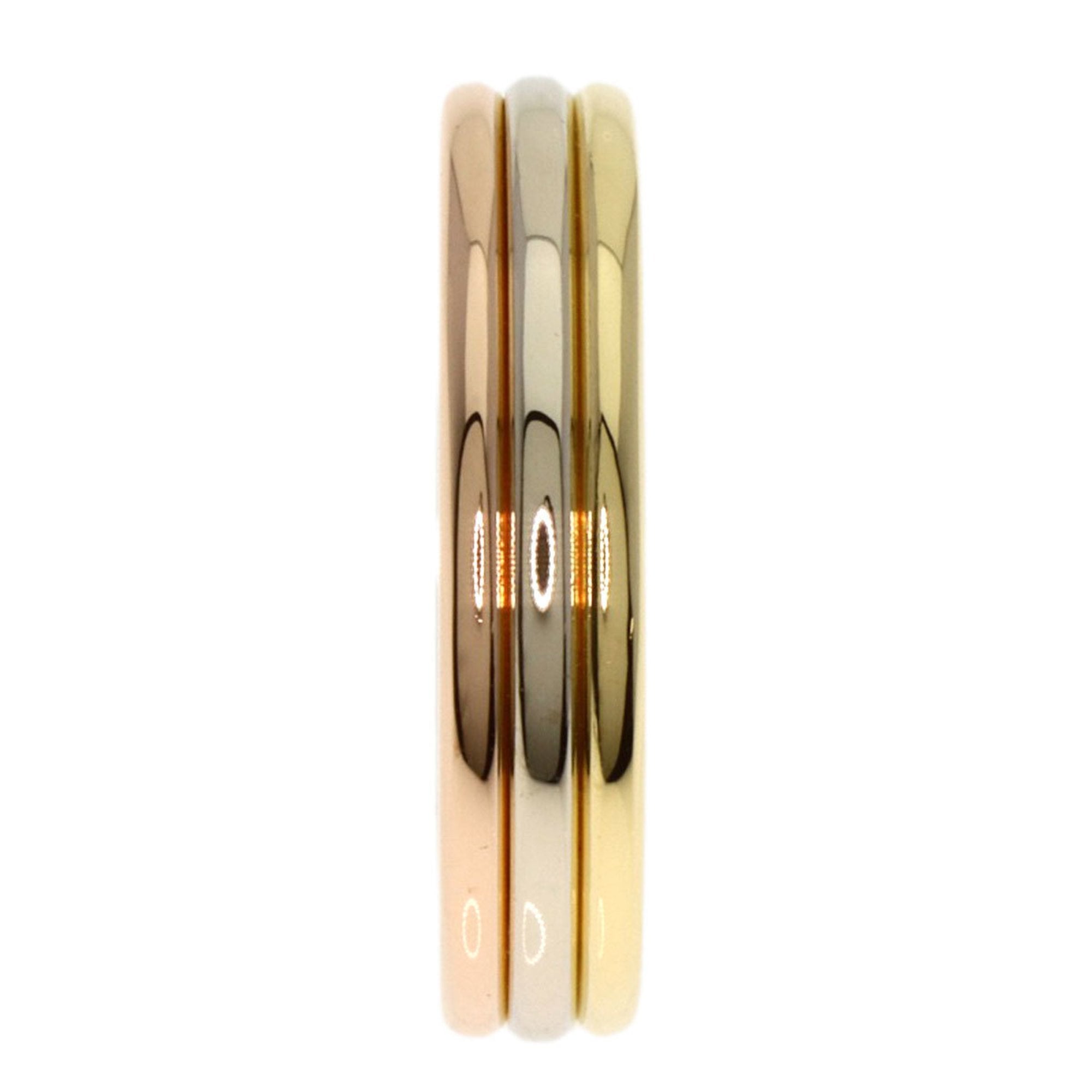 Cartier Pink White Yellow Band Ring (Pre-Owned)