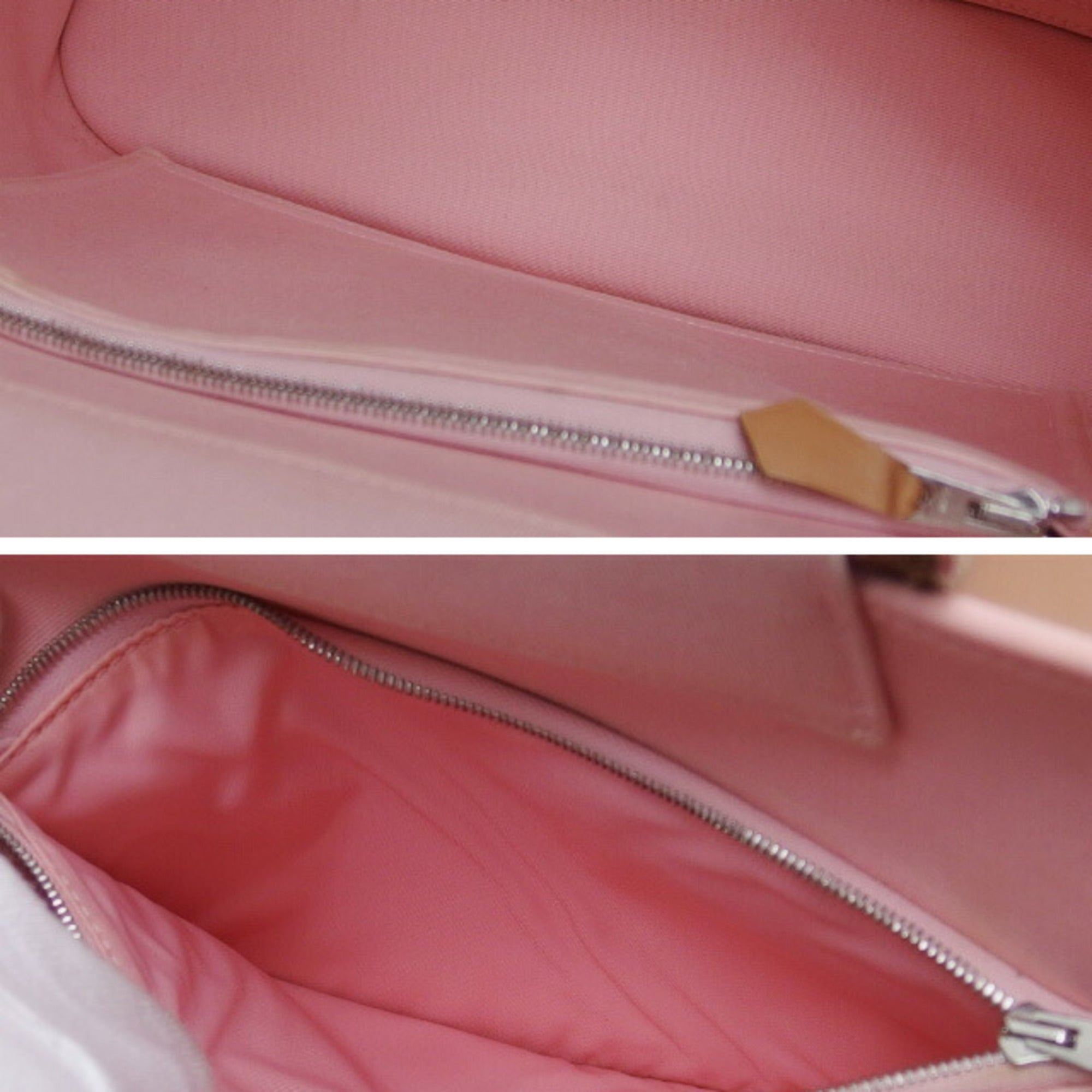 Hermes Cabag Light Pink Toile Officier Handbag Shoulder Bag Tote Bag (Pre-Owned)