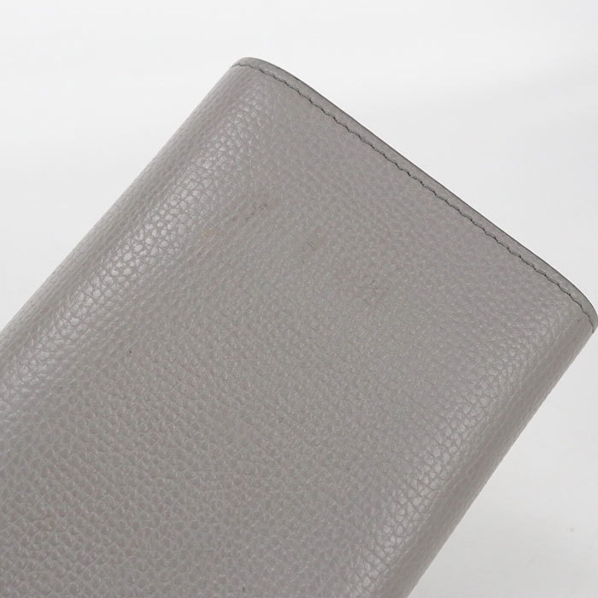 Loewe Gray Leather Wallet (Tri-Fold) (Pre-Owned)