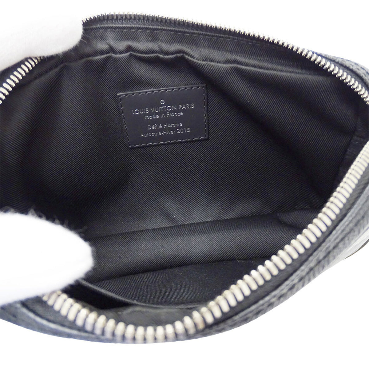 Louis Vuitton Black Galle Damier Graphite Clutch Bag Handbag (Pre-Owned)