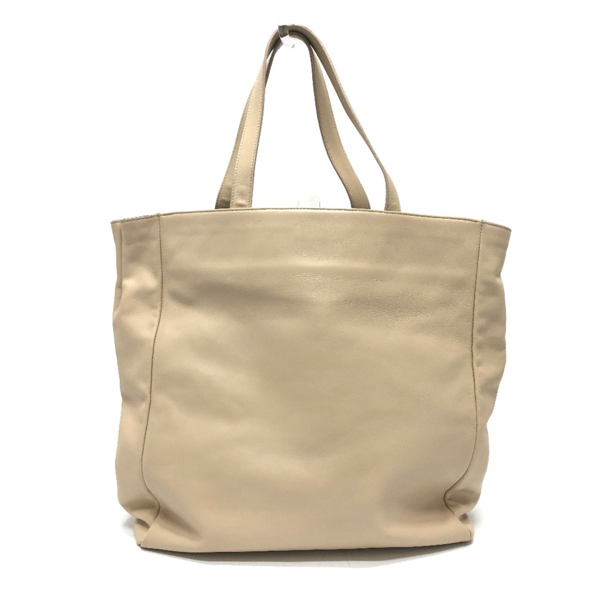 Saint Laurent Beige Leather Tote Bag (Pre-Owned)