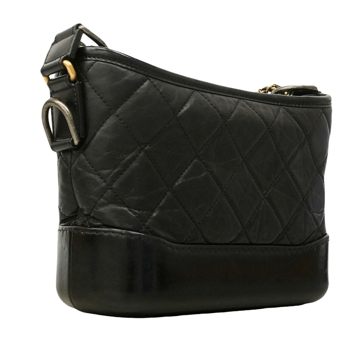 Chanel Black Leather Shoulder Bag (Pre-Owned)