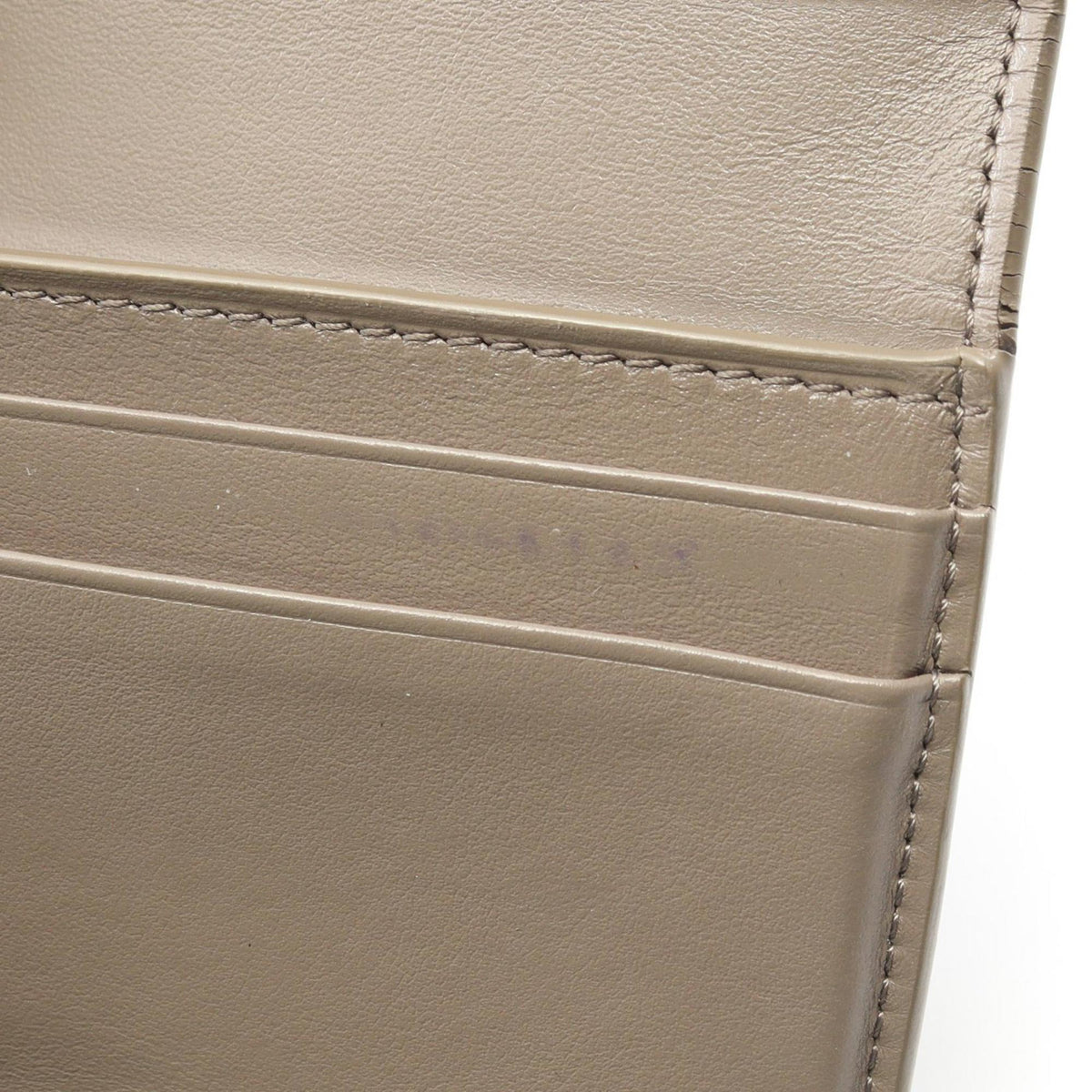 Celine Beige Leather Wallet (Tri-Fold) (Pre-Owned)