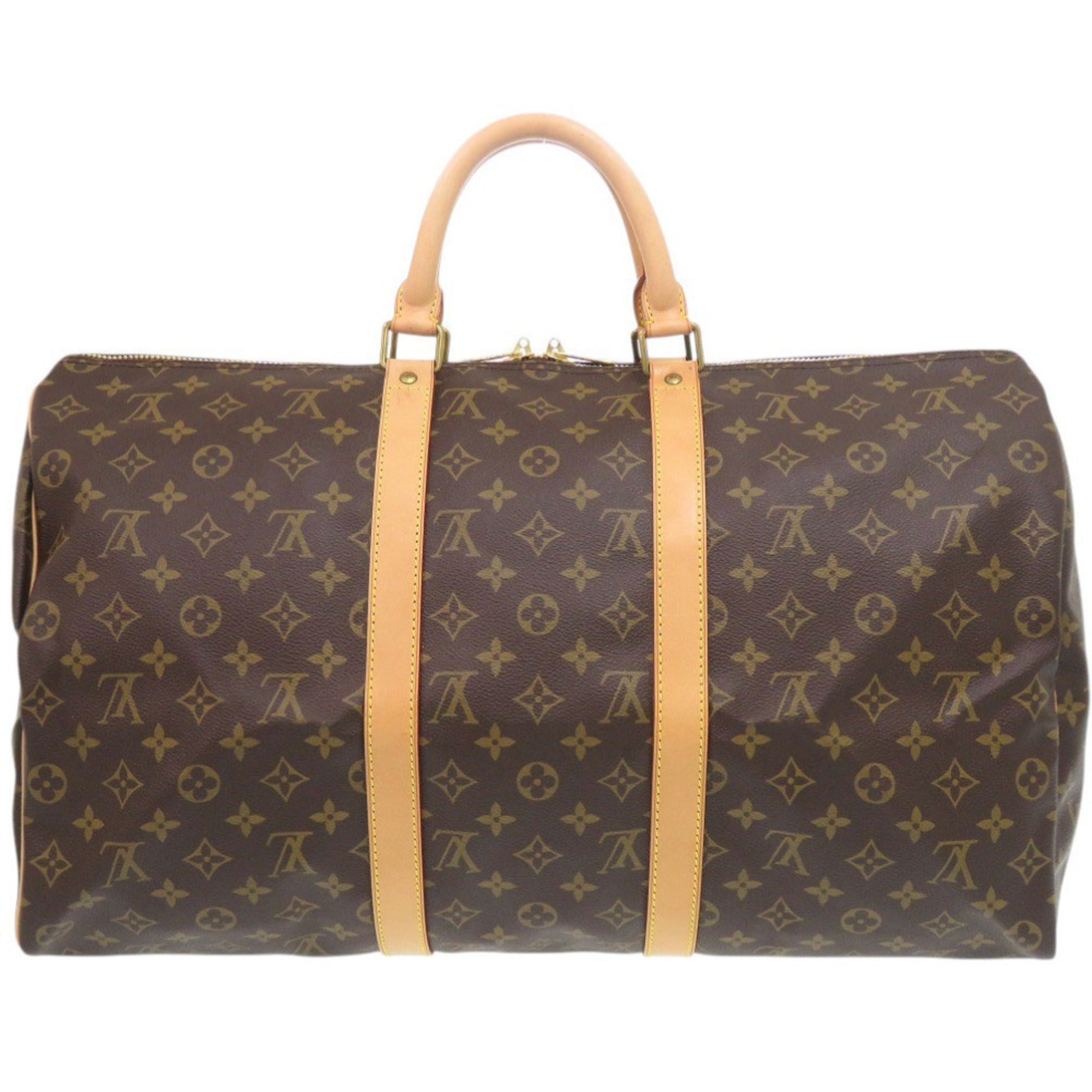 Louis Vuitton Monogram Brown Monogram Canvas Boston Bag (Pre-Owned)