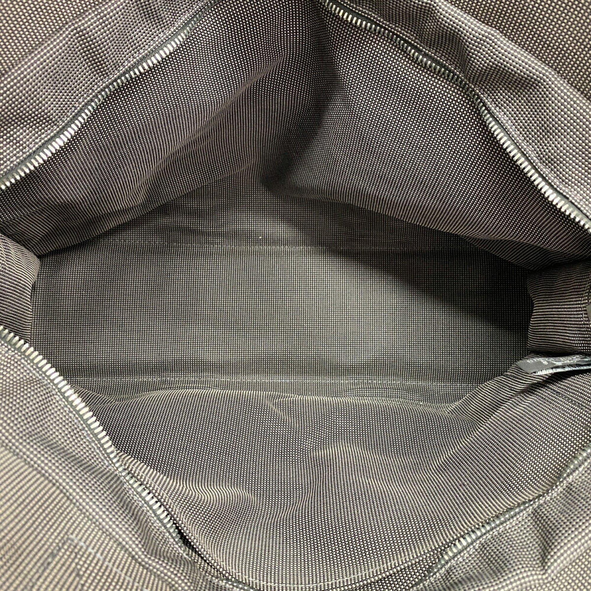 Hermes Gray Canvas Tote Bag (Pre-Owned)