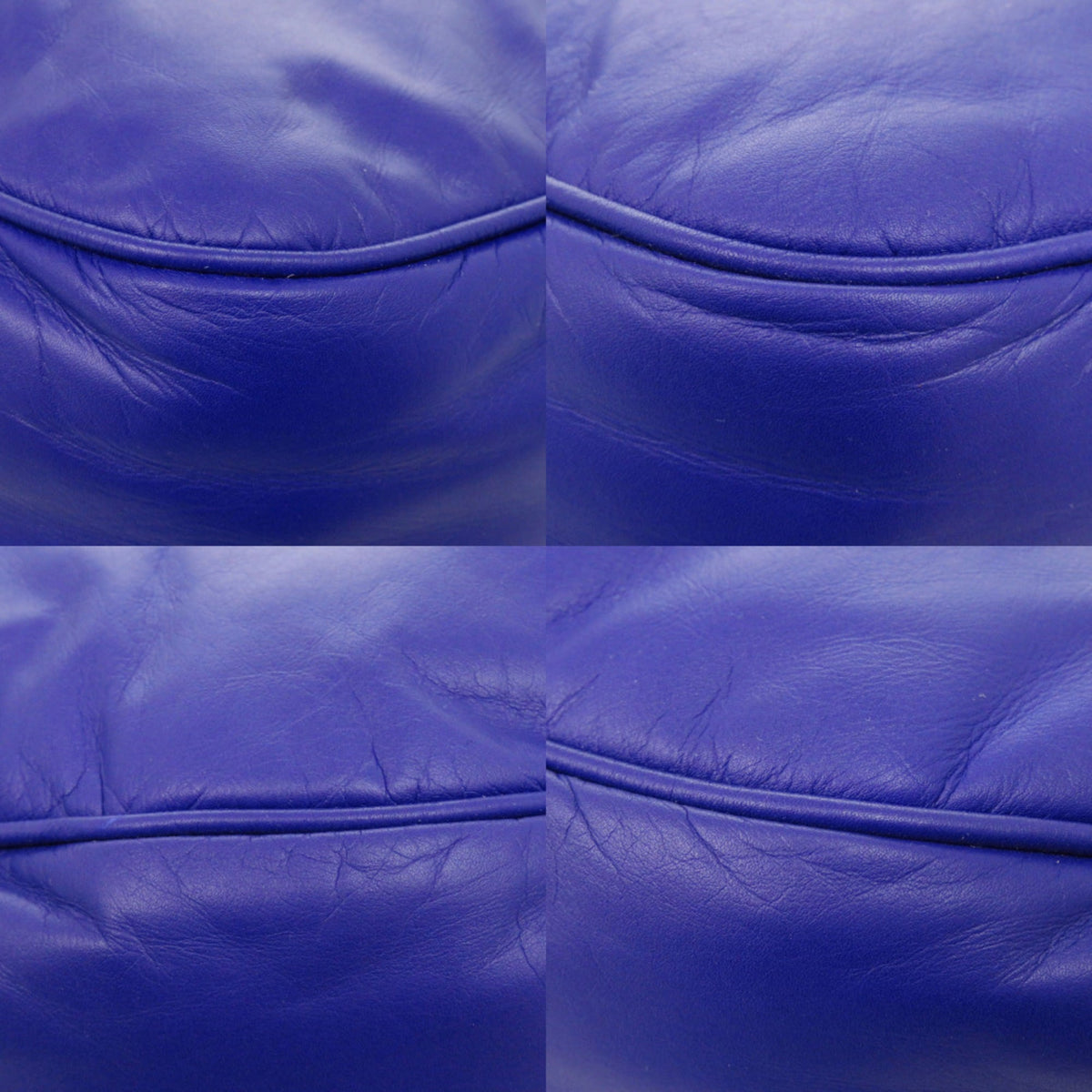 Burberry Blue Leather Nylon Shoulder Bag Sling Bag (Pre-Owned)