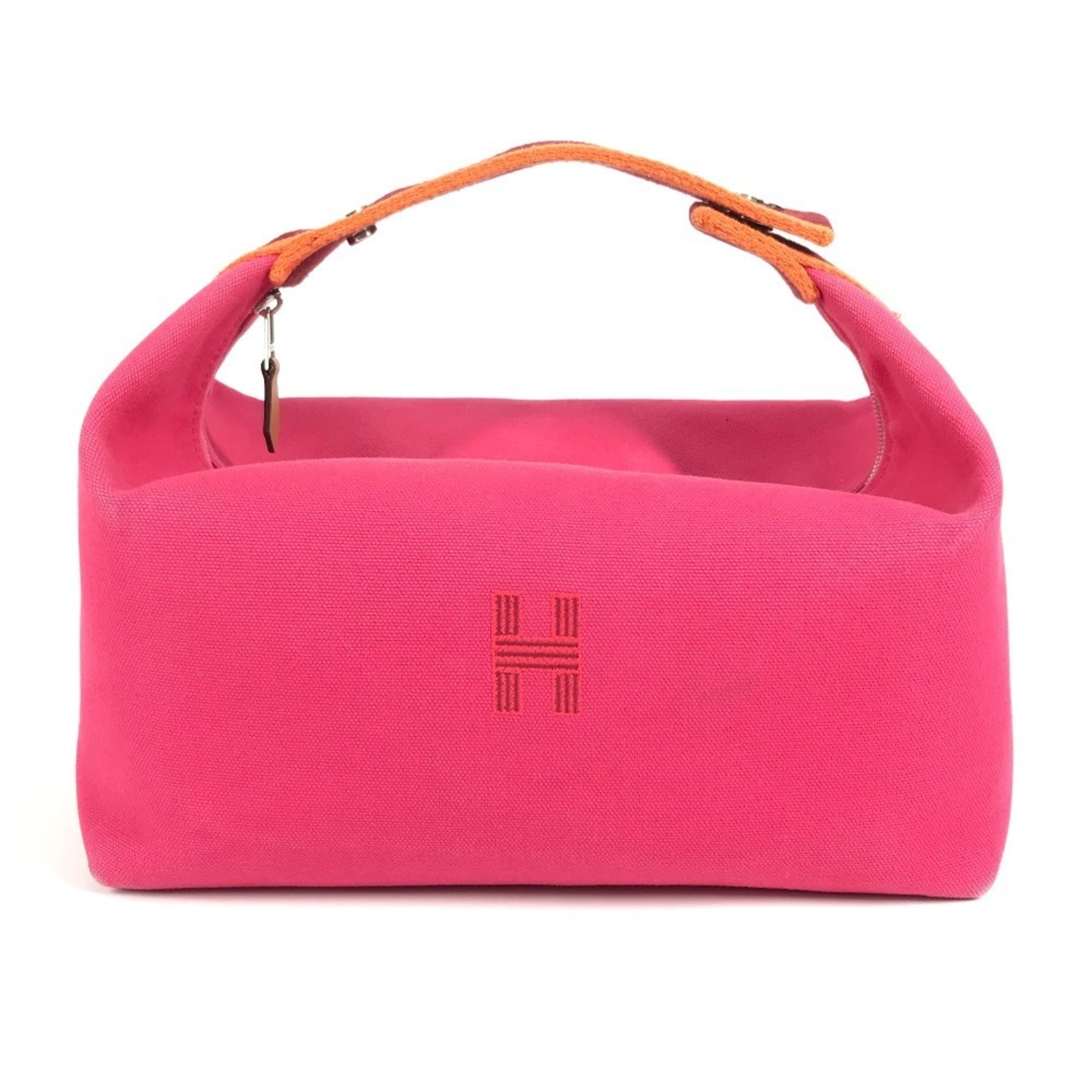 Hermes Pink Cotton Pouch Vanity Bag (Pre-Owned)